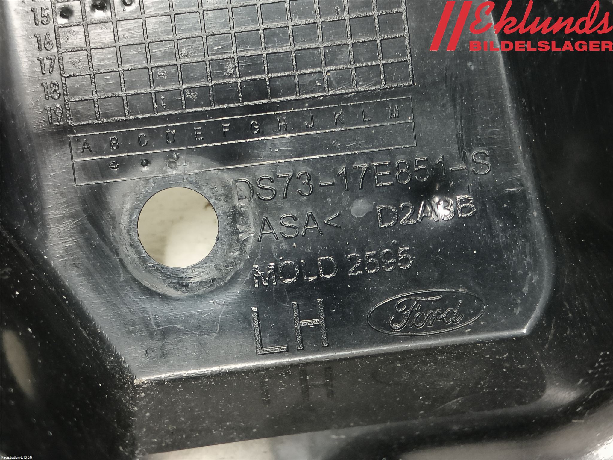 Ford MONDEO 15-22 Stötfångarfäste Bak Vä