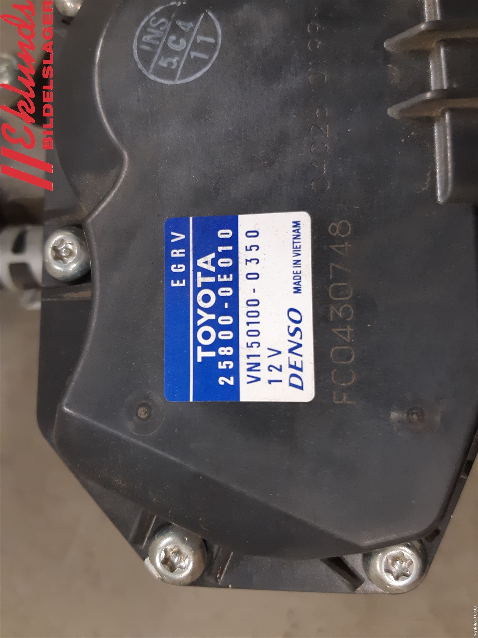 Toyota HILUX 16- Egr Ventil