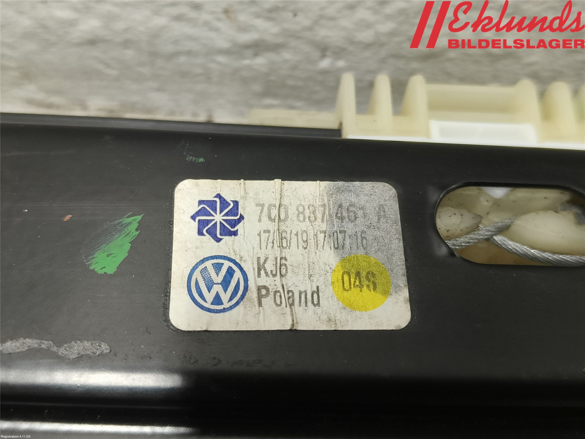 Volkswagen VW CRAFTER II / E-CRAFTER 17- Fönsterhiss El Kompl