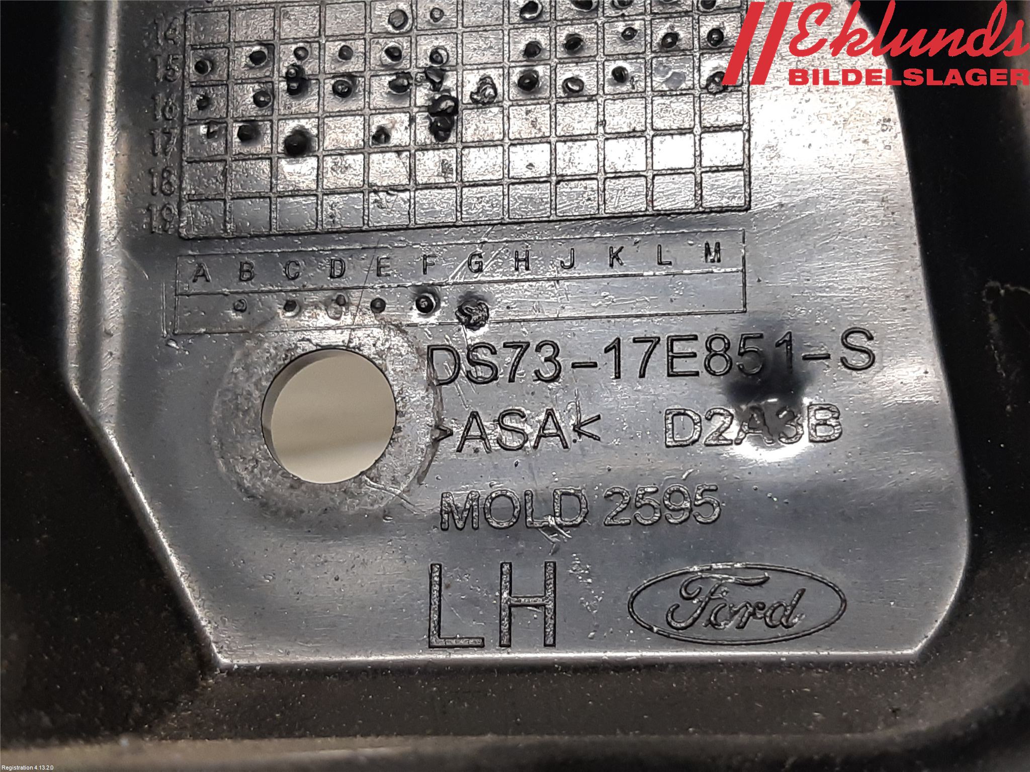 Ford MONDEO 15-22 Stötfångarfäste Bak Vä