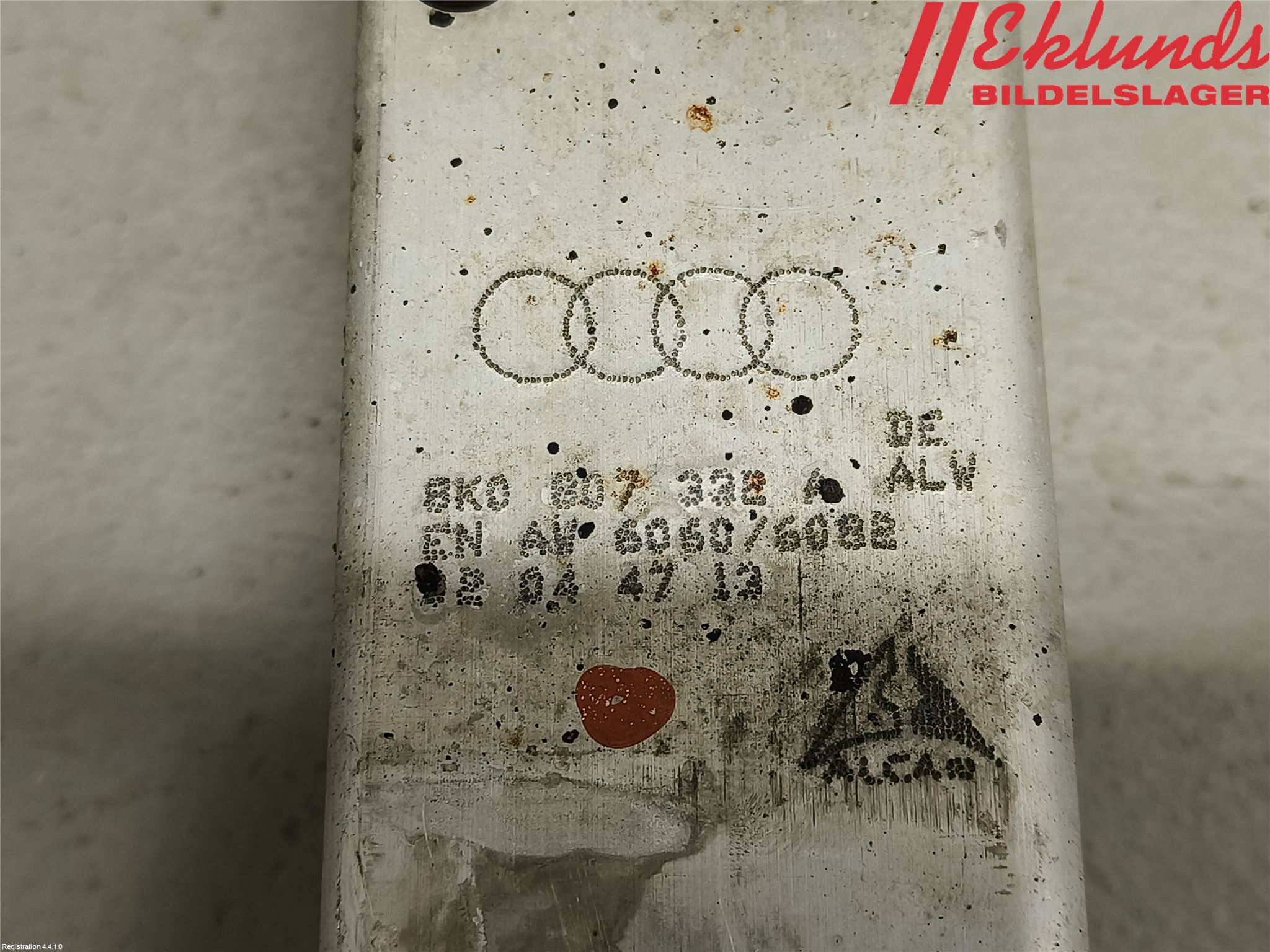 Audi A4 12-15 Stötfångarbärjärn Bak