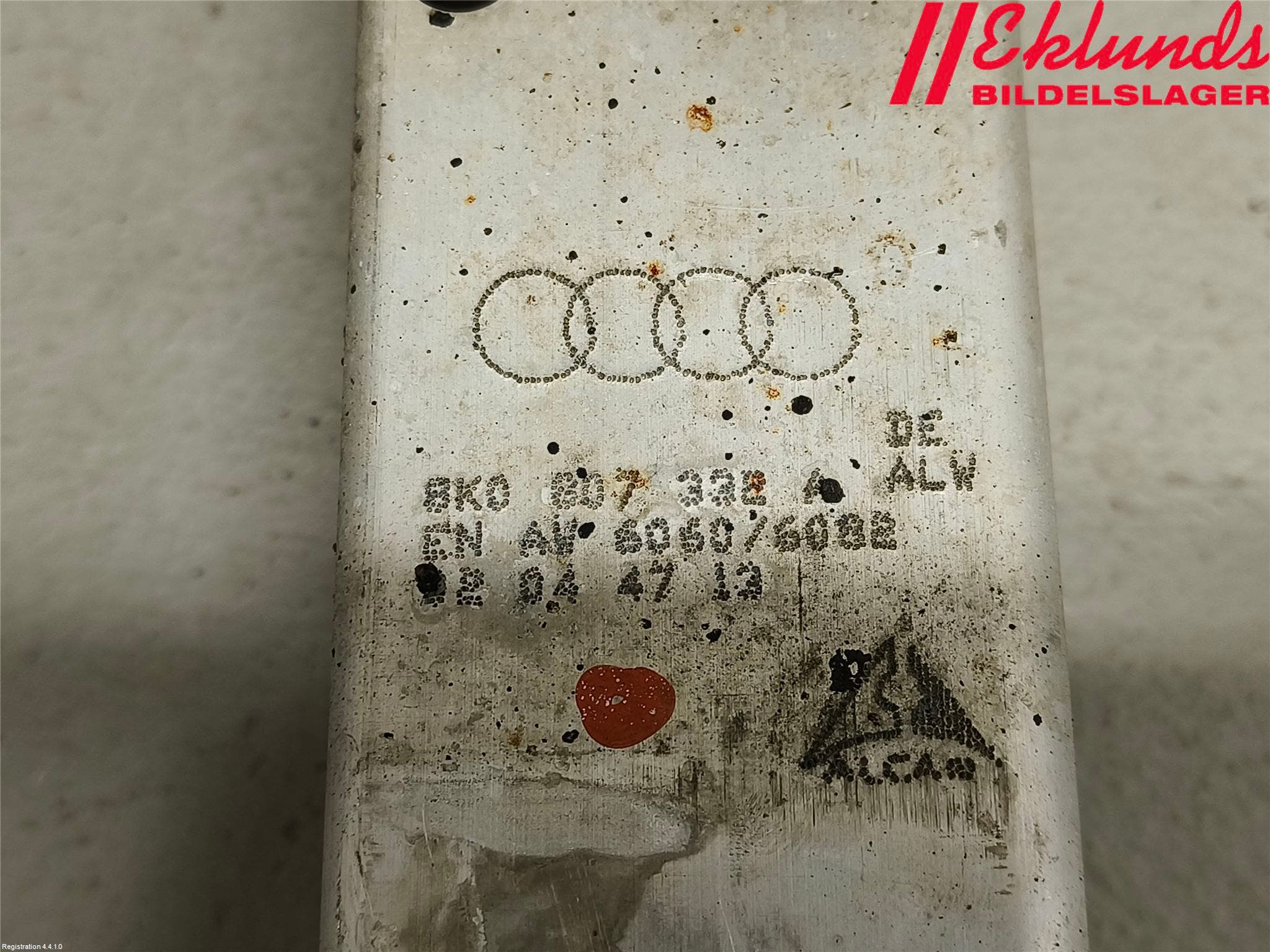 Audi A4 12-15 Stötfångarbärjärn Bak
