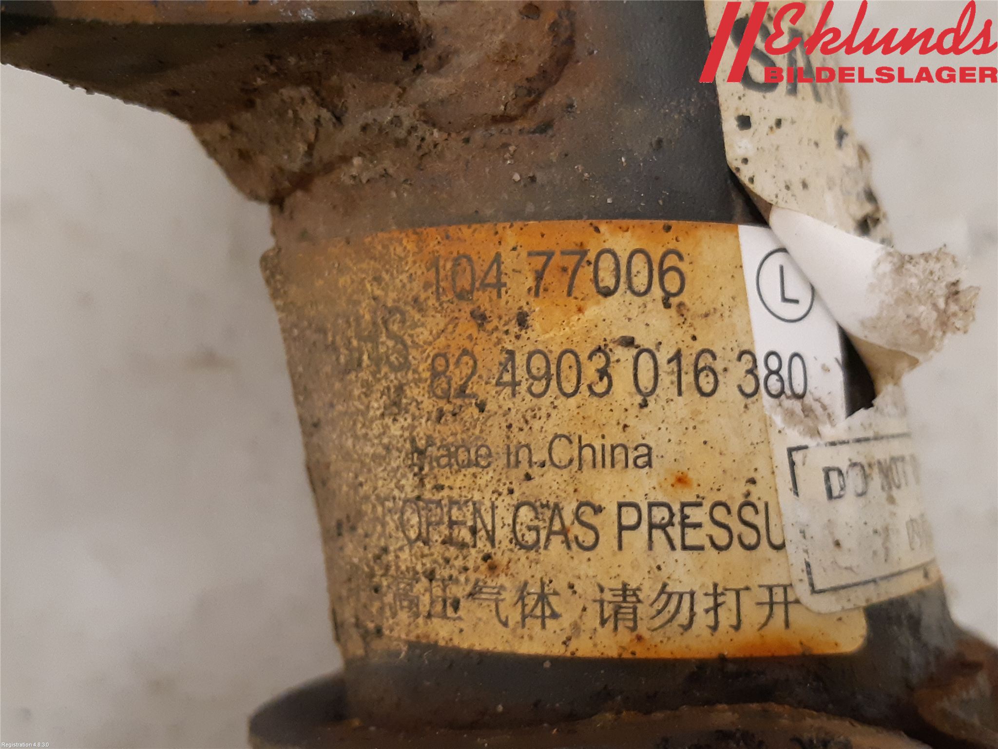 MG ZS EV 20- Fjäderben Fram Vänster