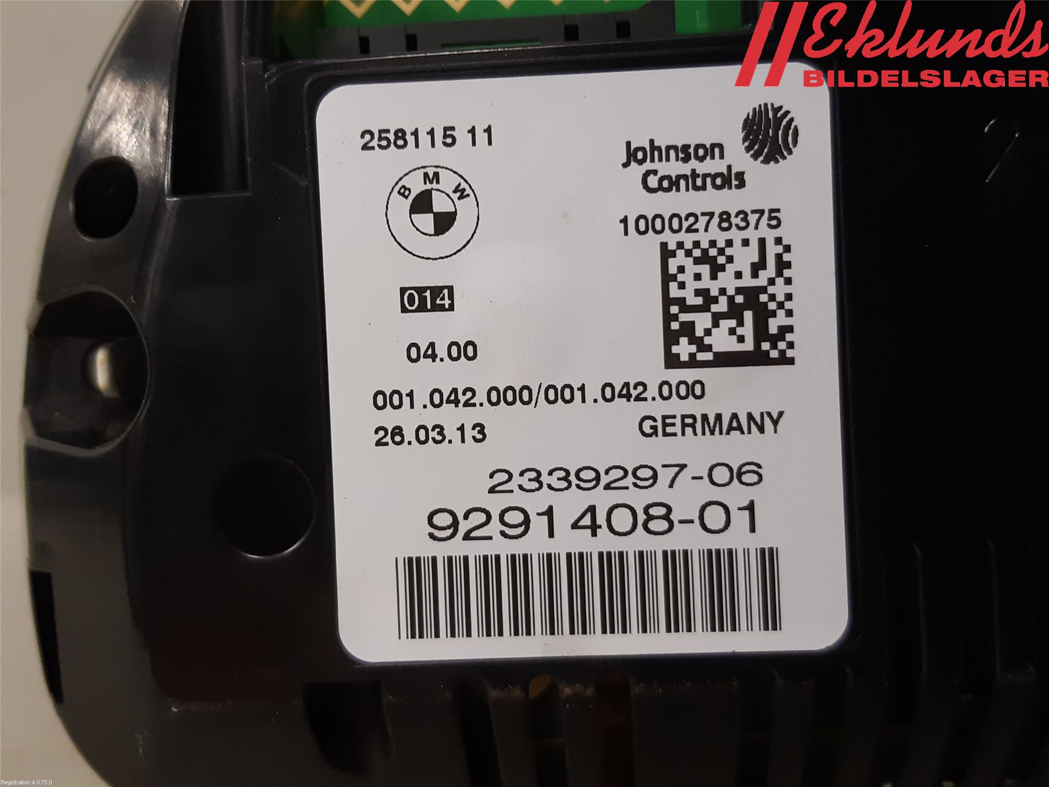 BMW 5 F10/F11/F18 09-17 Instrument Komb