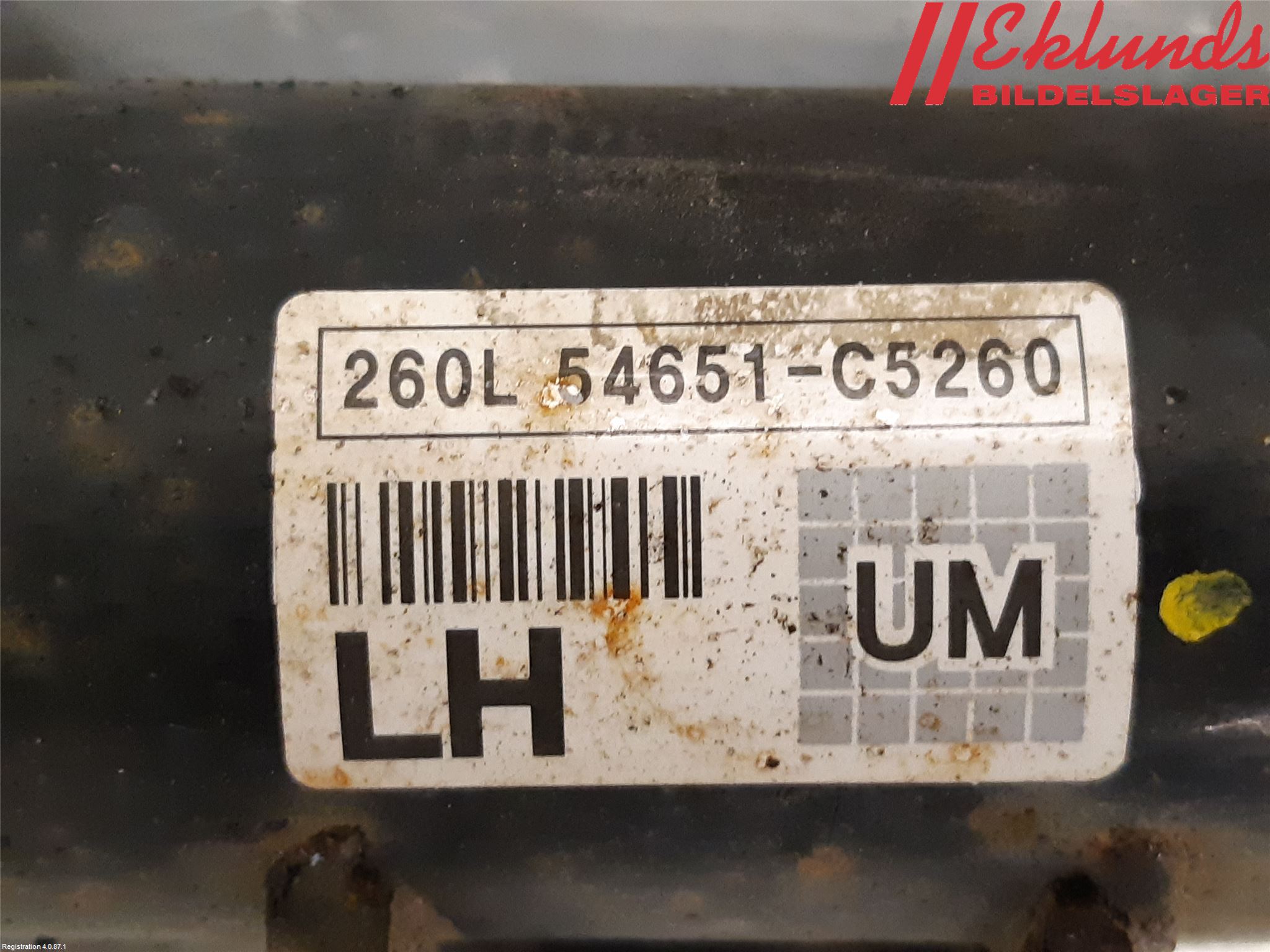 Kia SORENTO 15-20 Fjäderben Fram Vänster