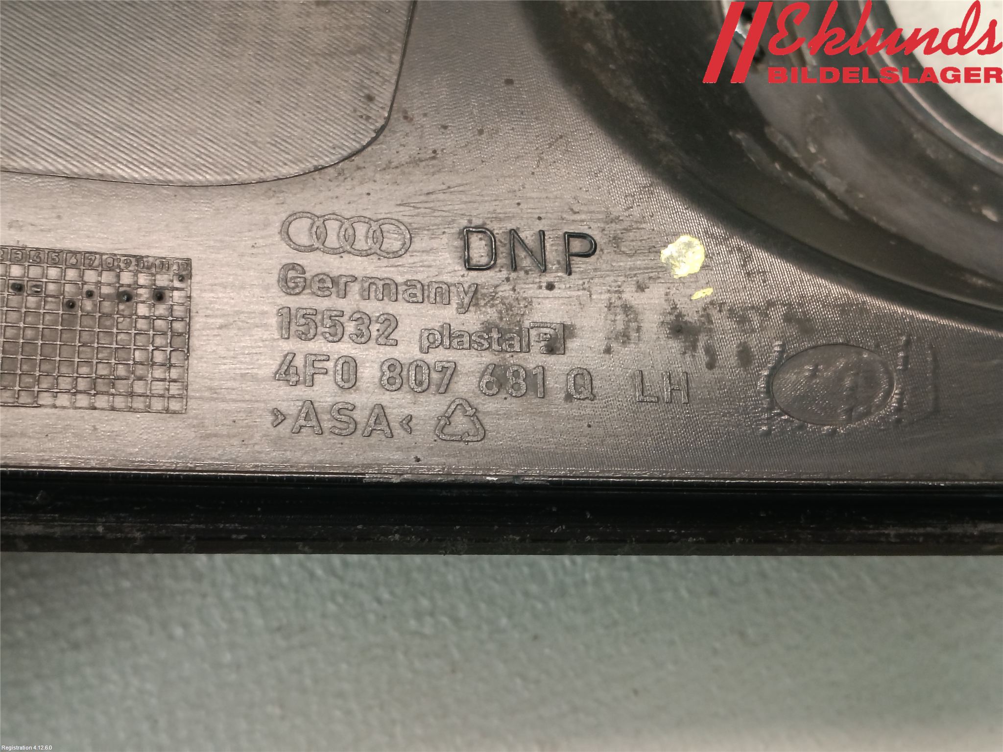 Audi A6/S6     05-11 Dimljussarg Fram