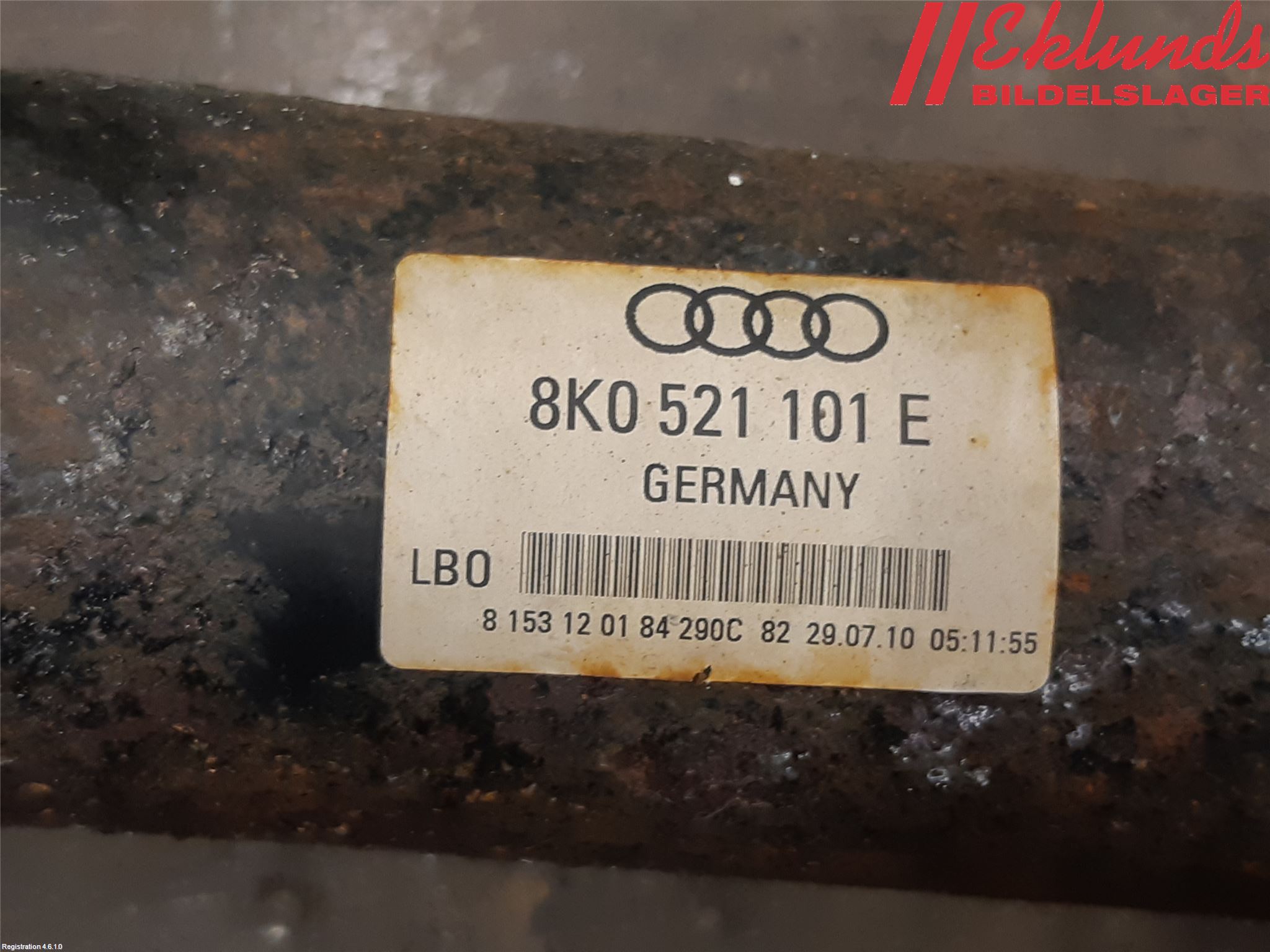 Audi A4/S4 08-11 Mellanaxel Komp