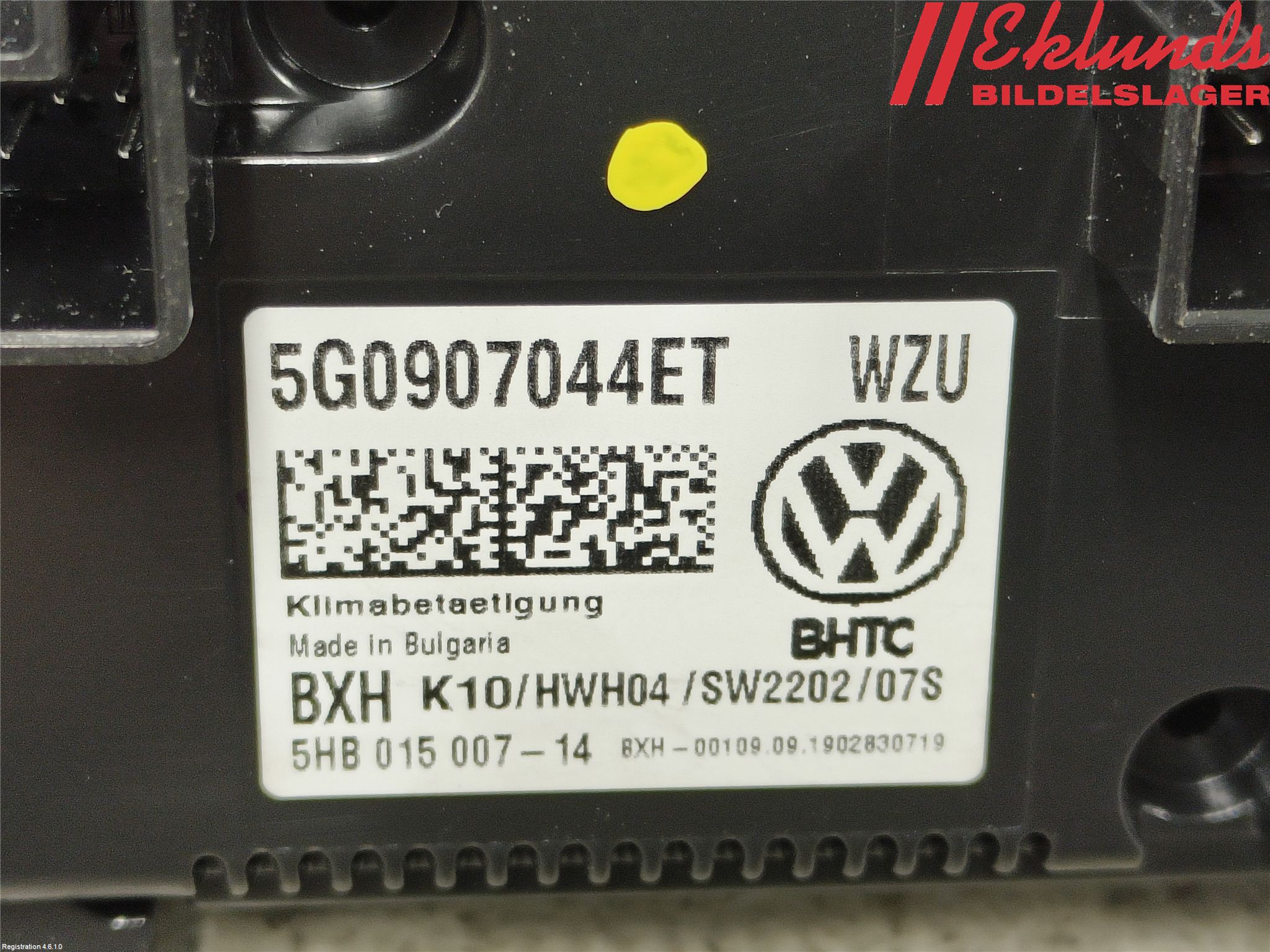 Volkswagen VW PASSAT 20-24 Värmereglage