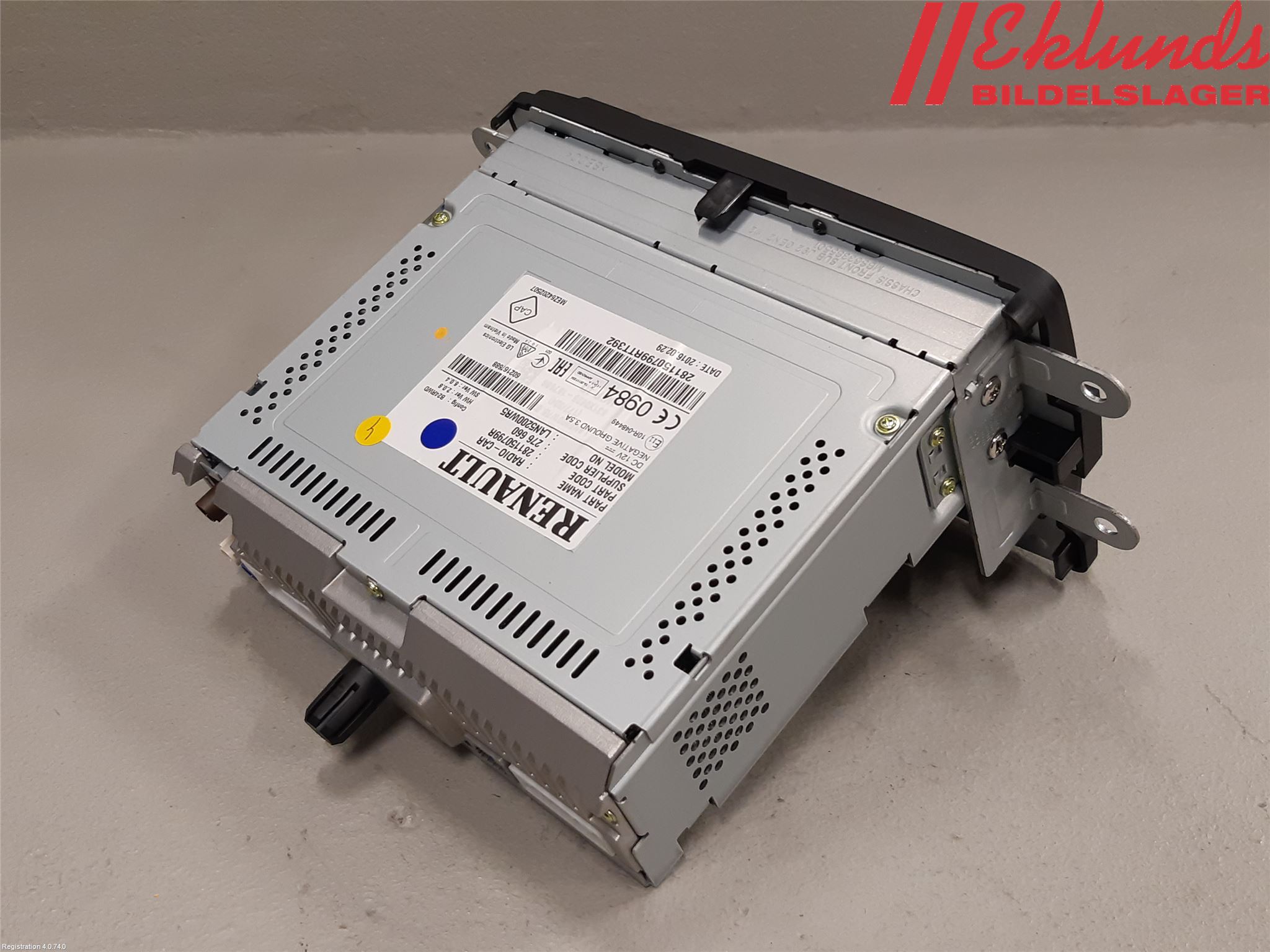 Renault CAPTUR 13-19 Cd Radio - Multimediapanel