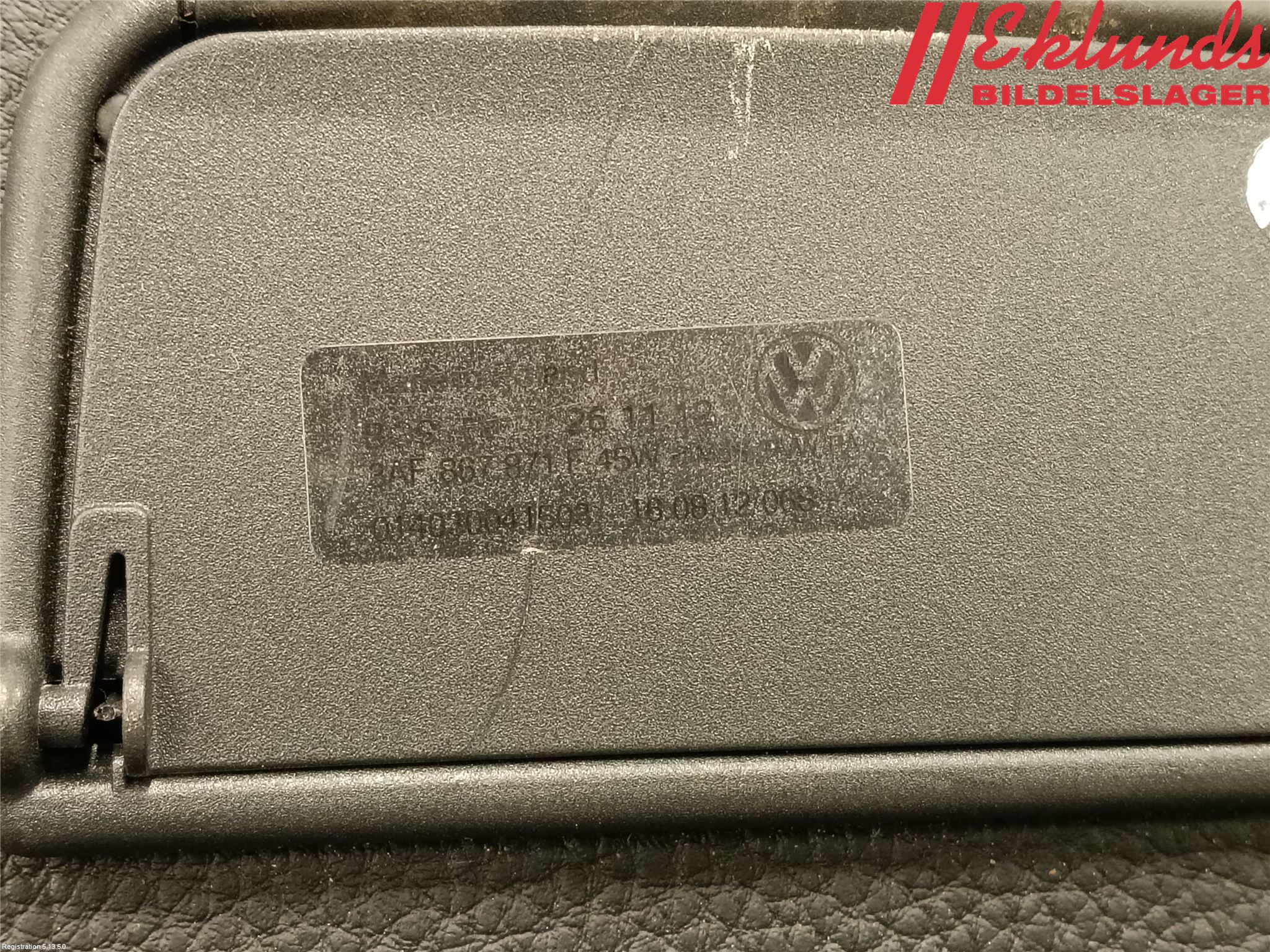 Volkswagen VW PASSAT 11-14 Insynskydd