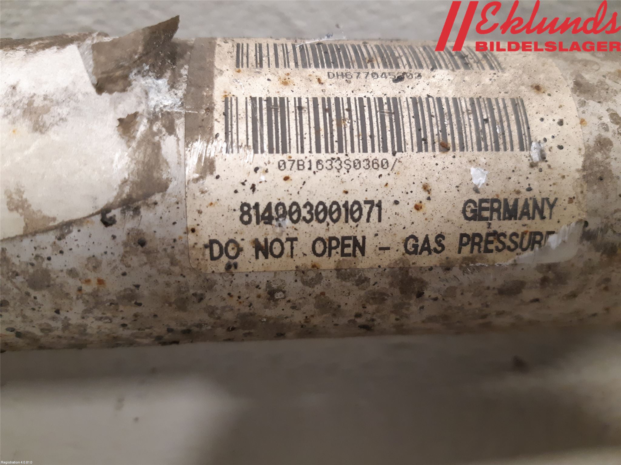 BMW 5 E60/61 Sed/Tou 02-10 Fjäderben Bak Vänster