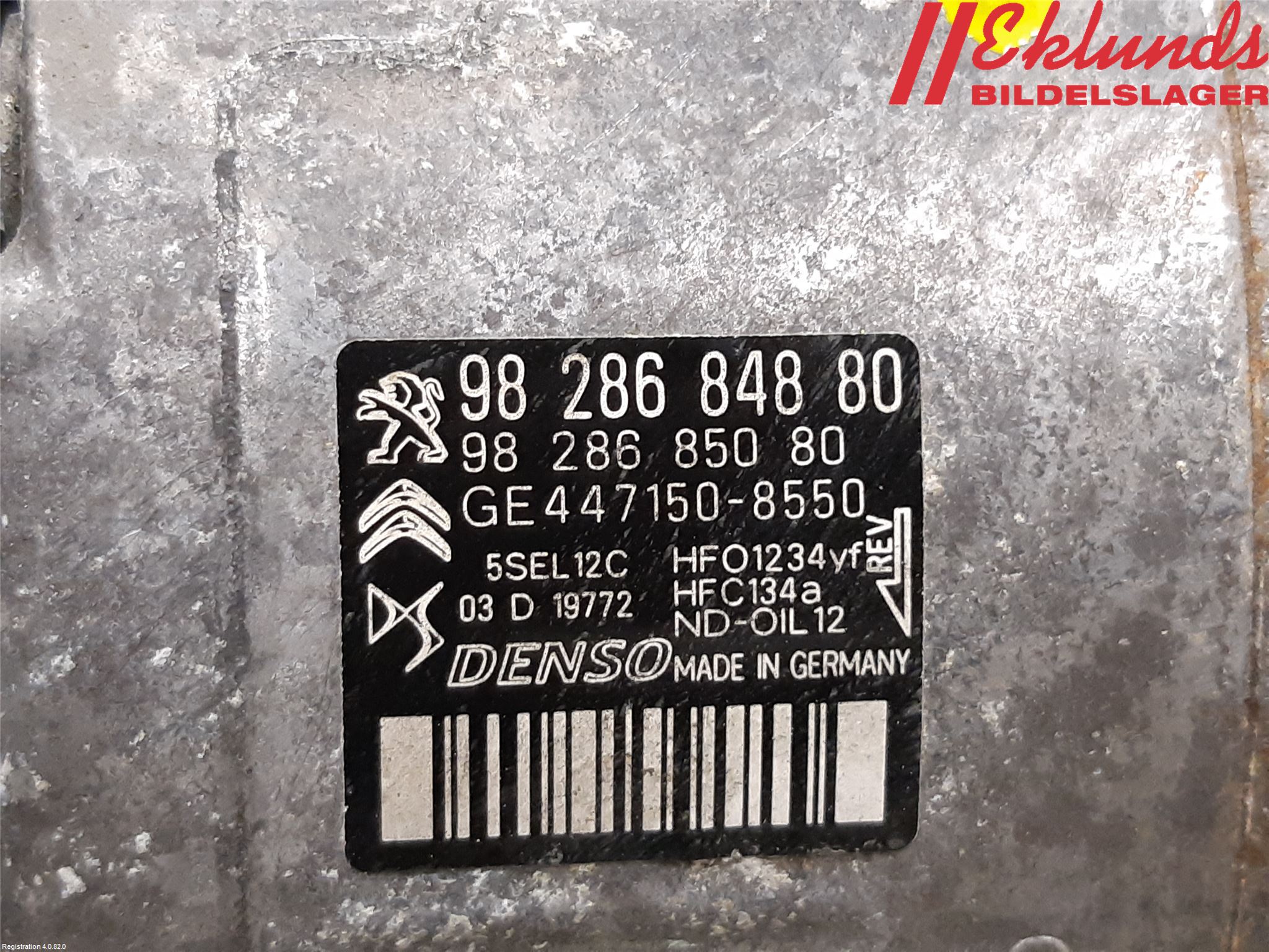 Peugeot 208/E-208 20- Ac Kompressor