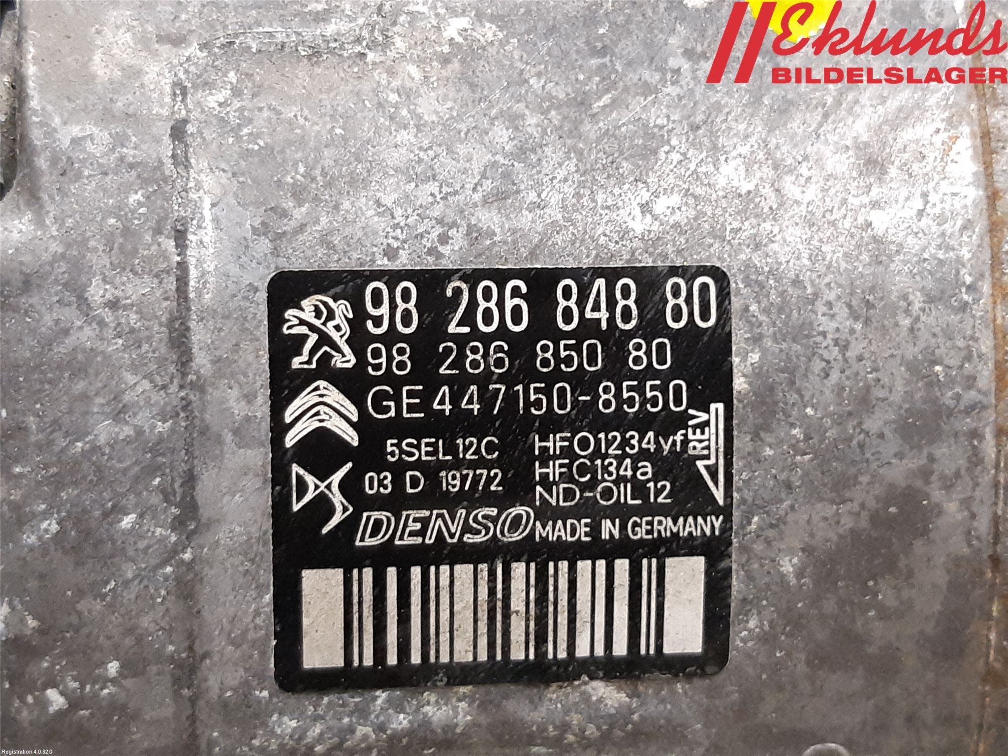 Peugeot 208/E-208 20- Ac Kompressor