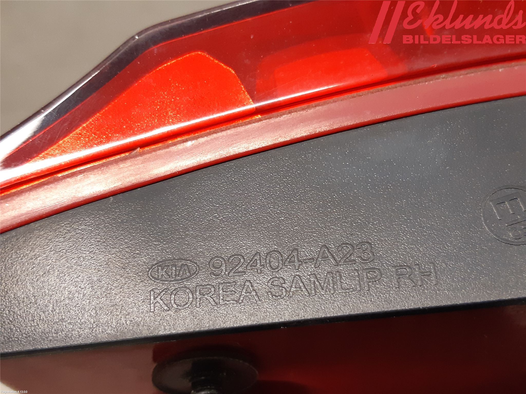 Kia CEED 12-18 Bakljus Lucka Hö