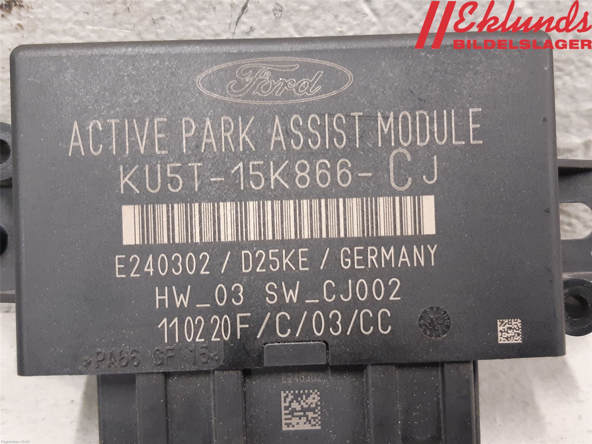 Ford FOCUS 19- Styrenhet Parkeringshjälp