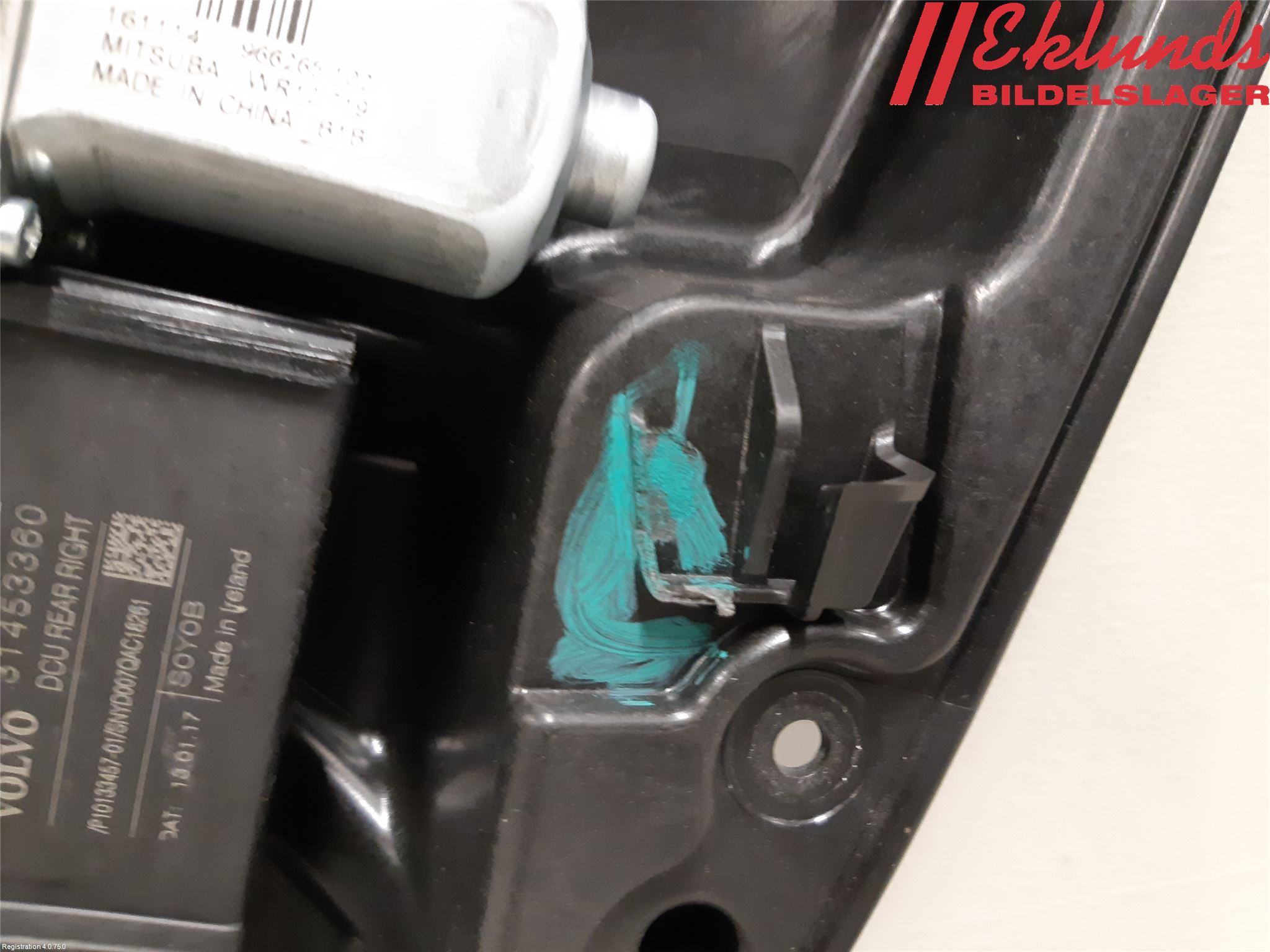 Volvo V90 17->> Fönsterhiss El Kompl