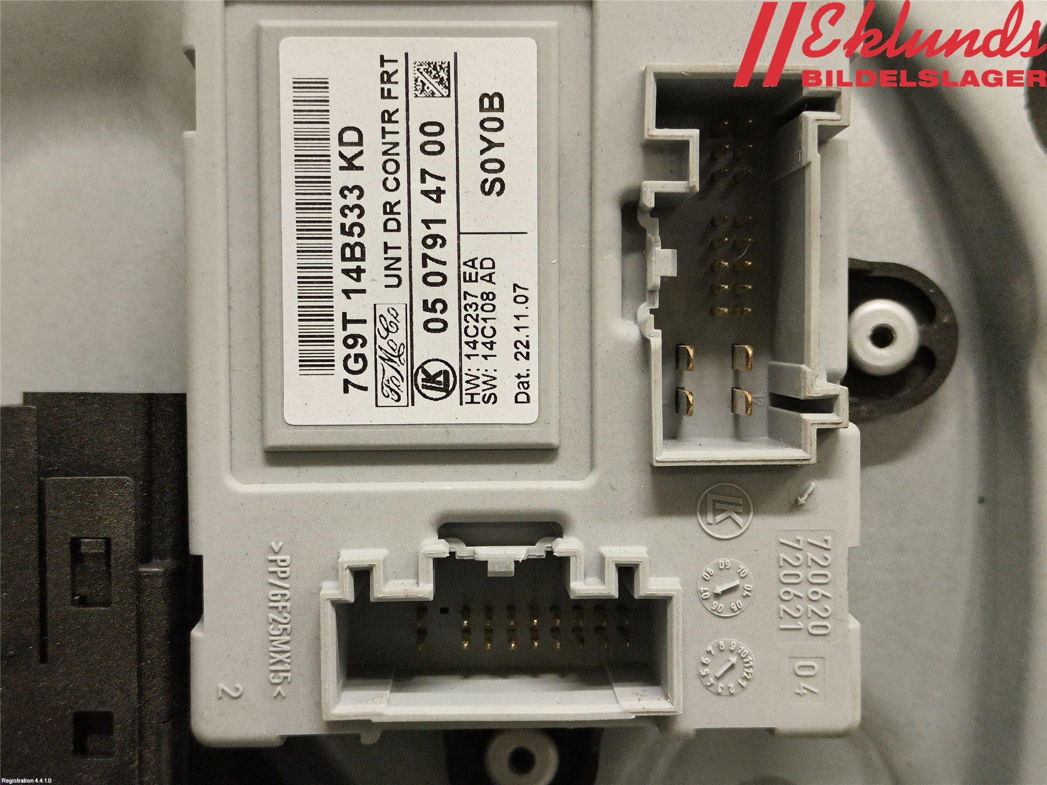 Volvo V70 08-13 Fönsterhiss El Kompl