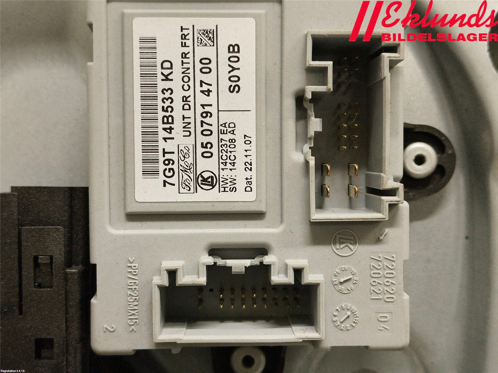 Volvo V70 08-13 Fönsterhiss El Kompl