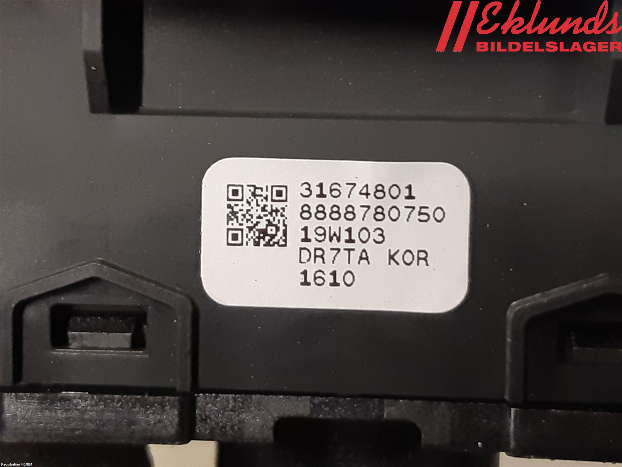 Volvo XC60 18- Strömställare Baklucka