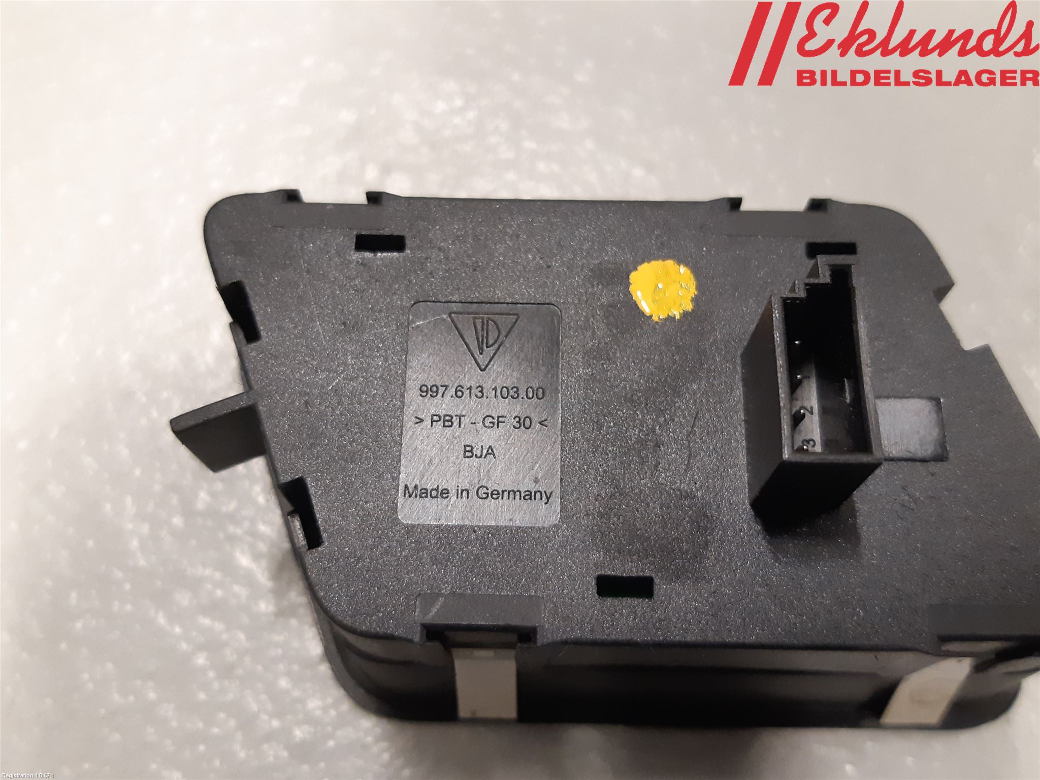 Porsche 911 64- Strömställare Stolminne