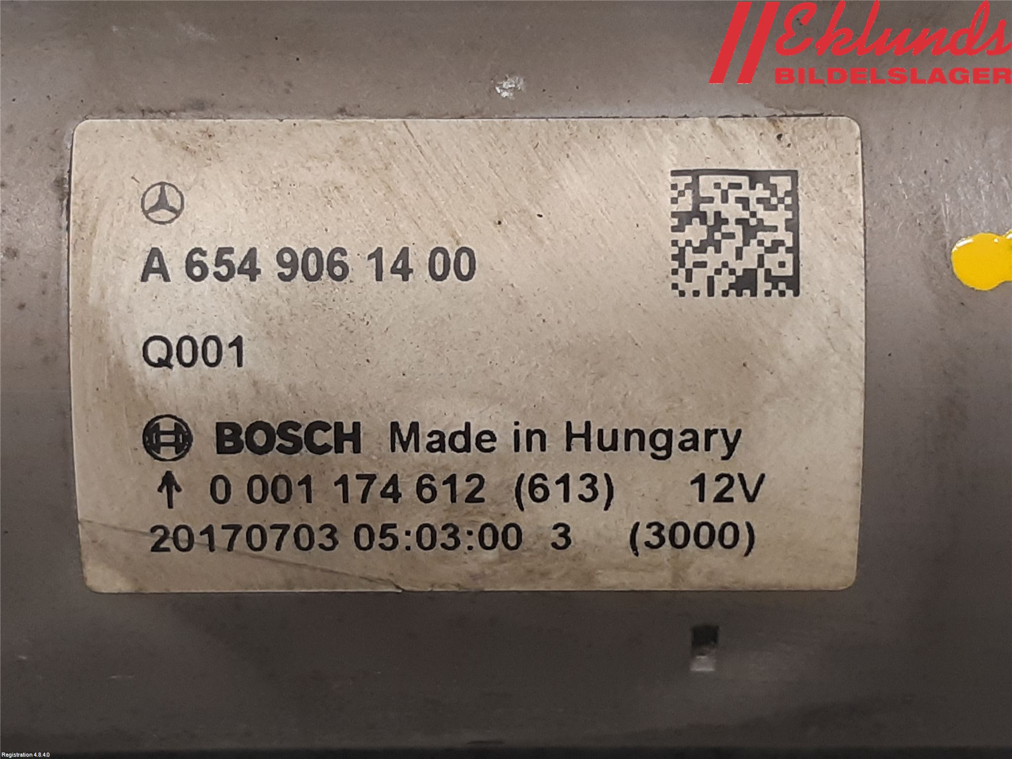 Mercedes-Benz MB E-KLASS (W213) 16-23 Startmotor Diesel