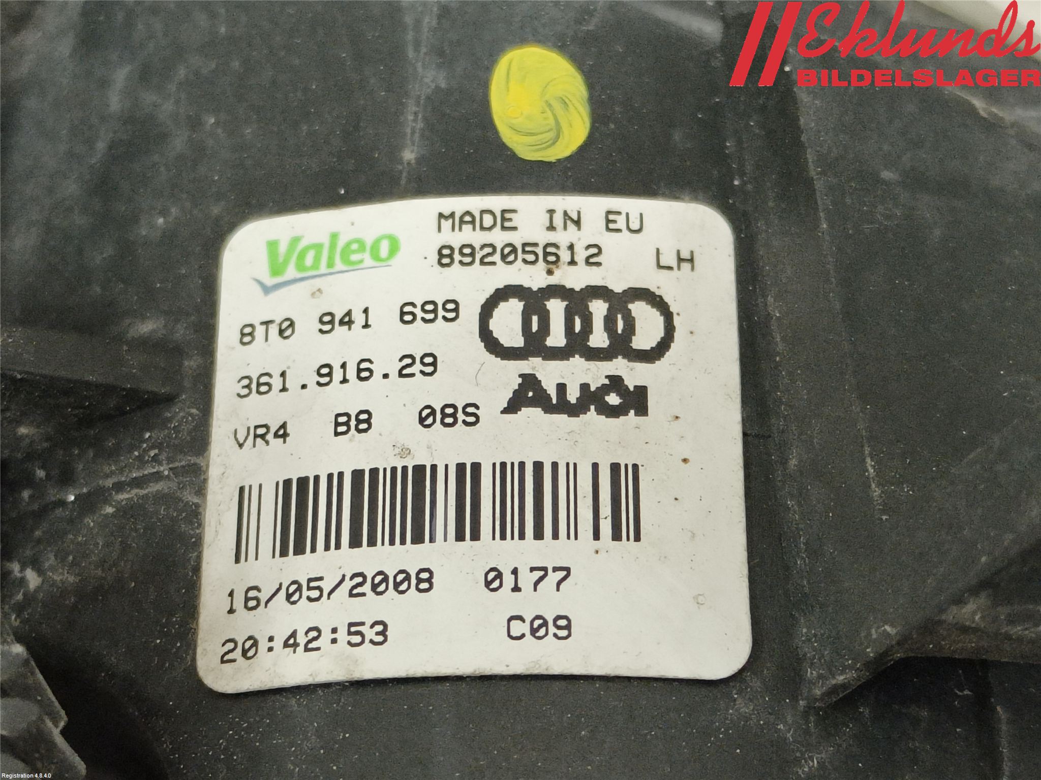 Volkswagen VW PASSAT CC 08-16 Dimljus-Varselljus Fram