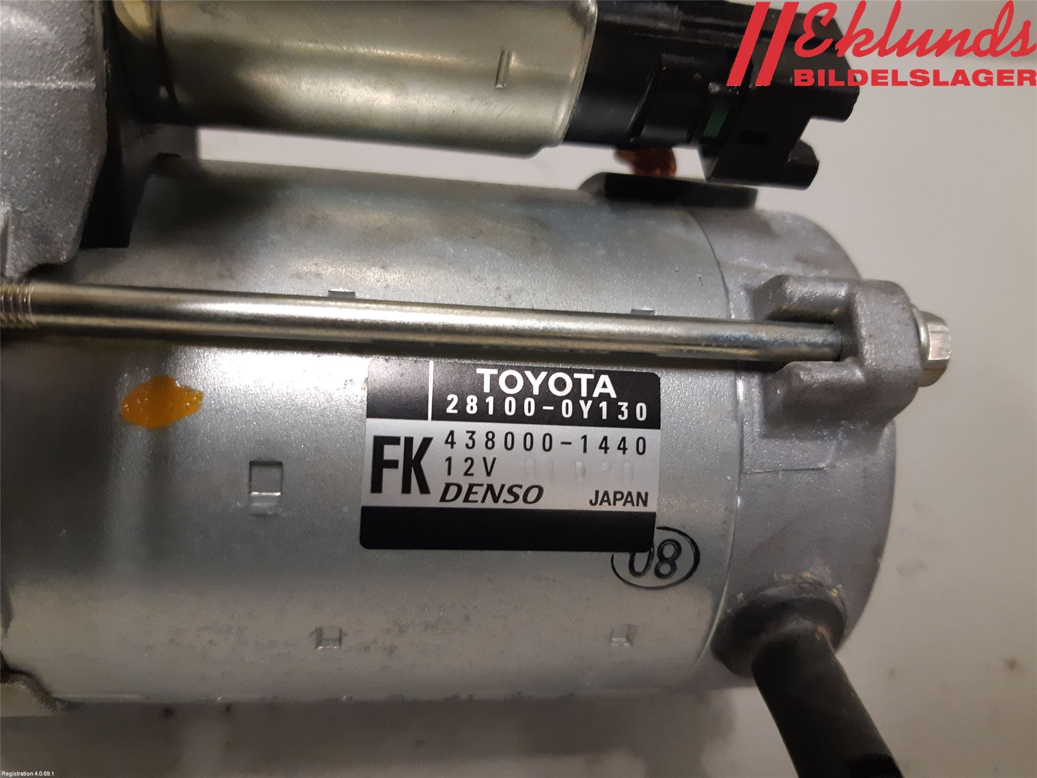 Toyota YARIS XP130 15-20 Startmotor