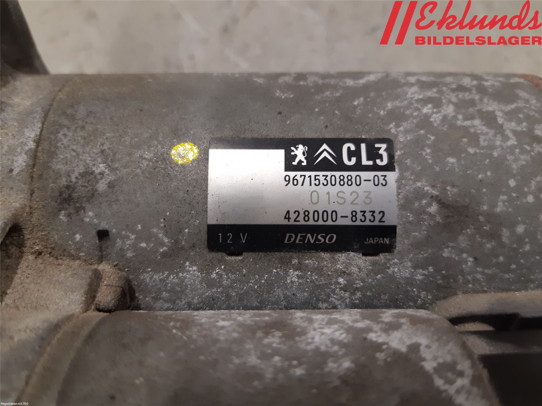 Citroen C3 10-17 Startmotor