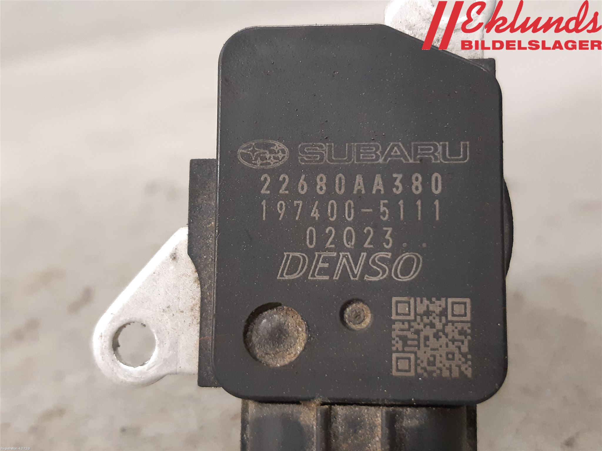 Subaru OUTBACK 10-15 Injluftmassamätare