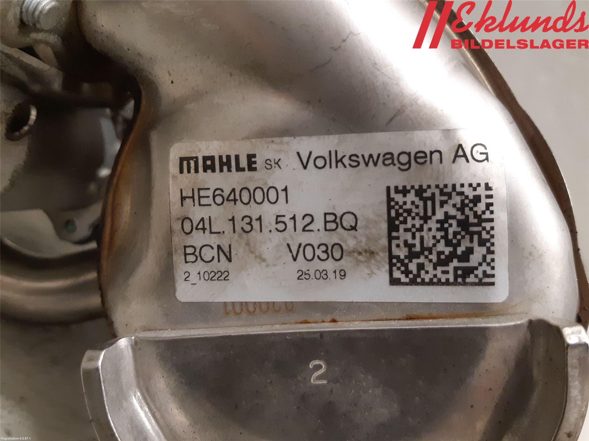 Seat TARRACO 19- Egr Ventil