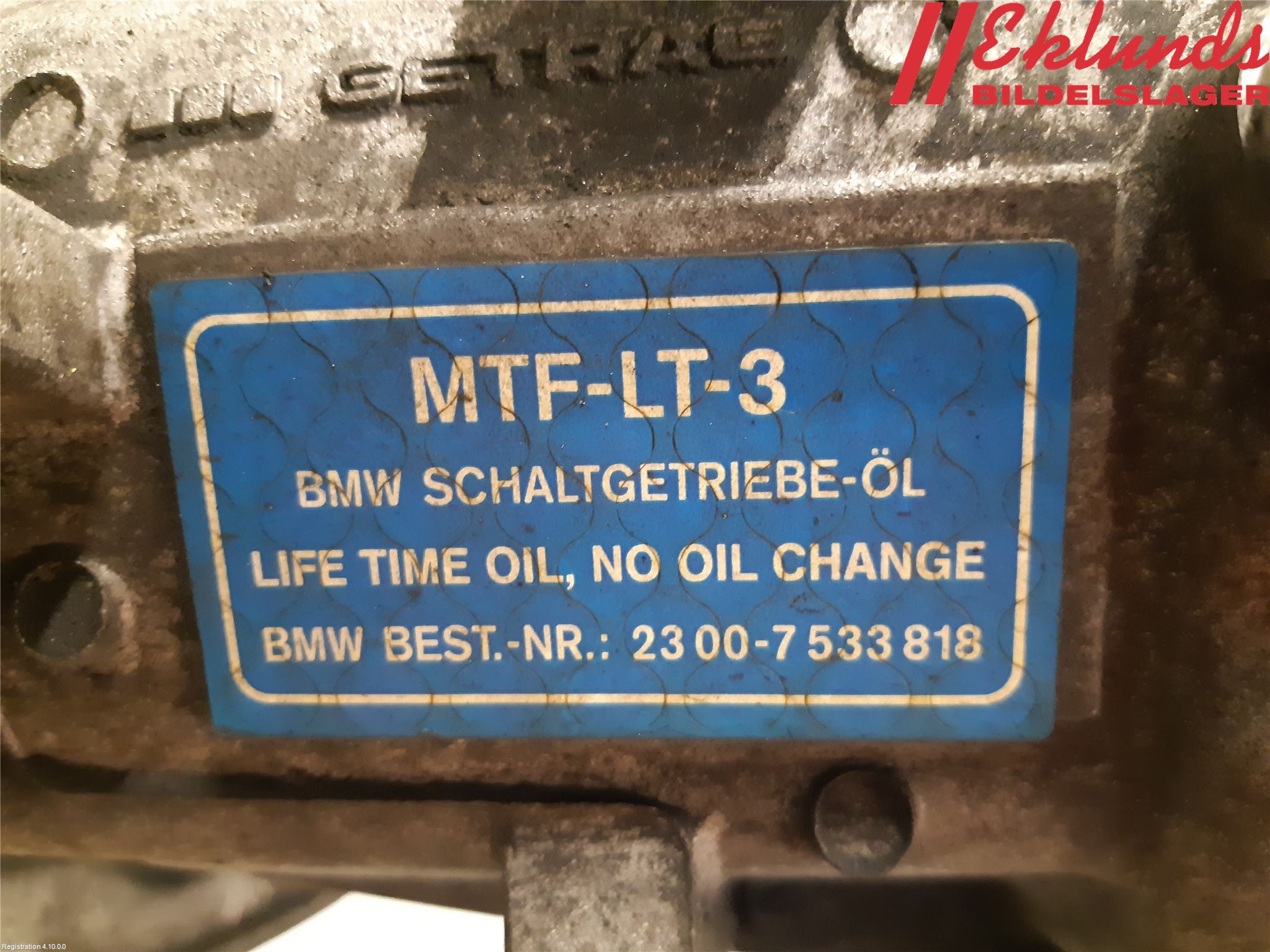 BMW 1 E87/81 5D/3D 03-11 Växellåda Man 6 Vxl