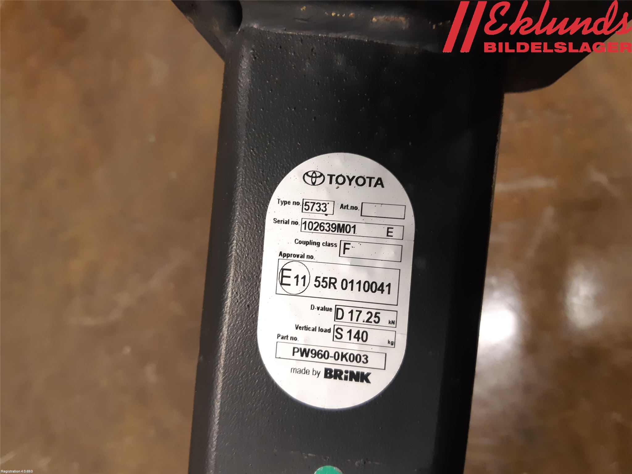 Toyota HILUX 16- Dragkrok