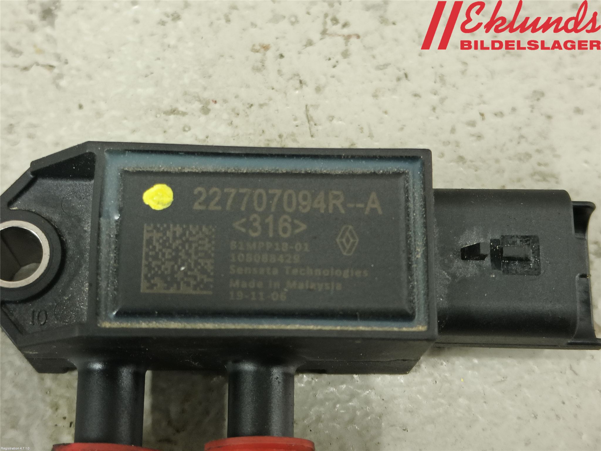 Nissan QASHQAI 17-21 Givare Temp-Tryck Avgas