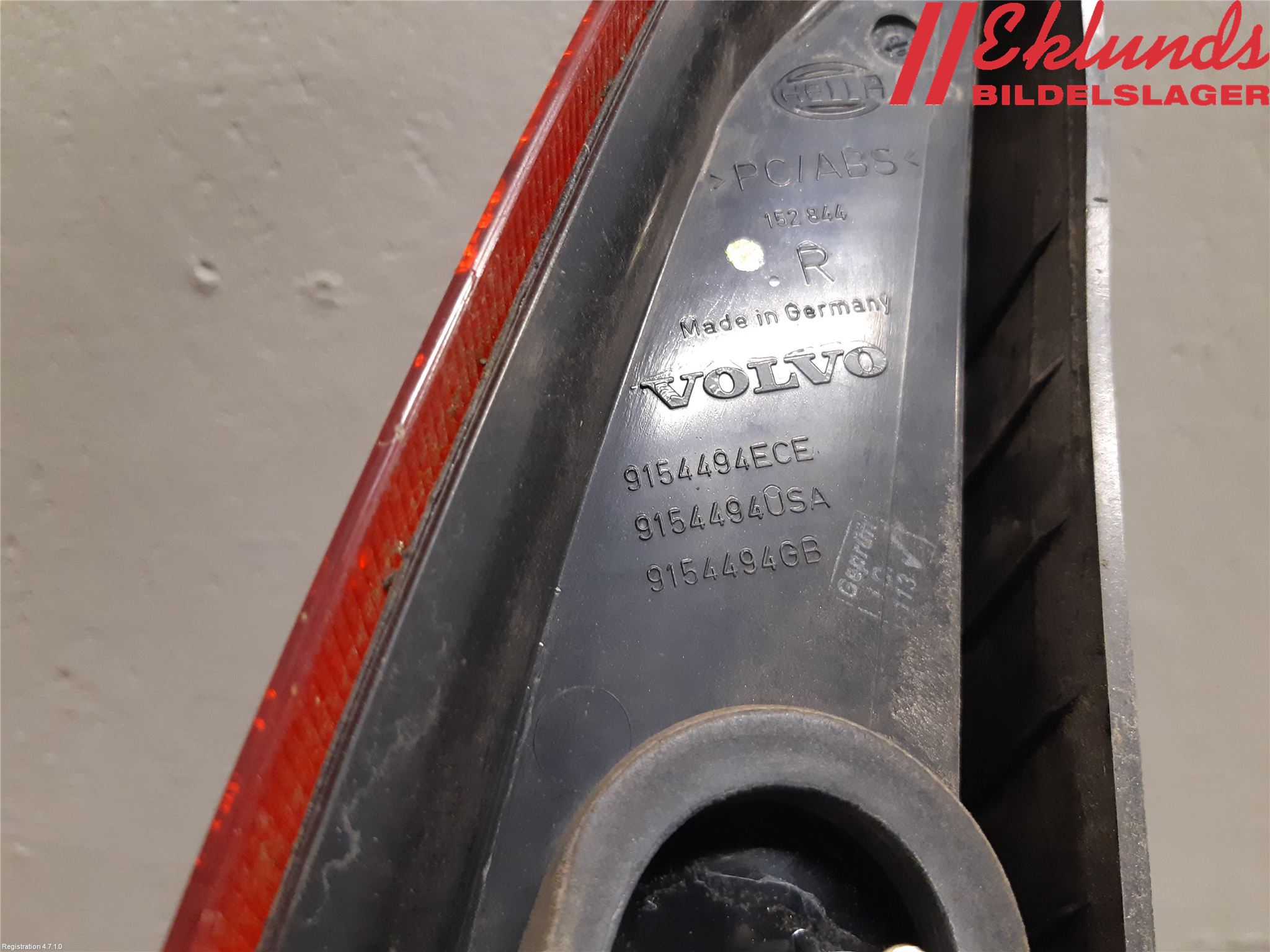 Volvo V70 00-04 Bakljus Höger