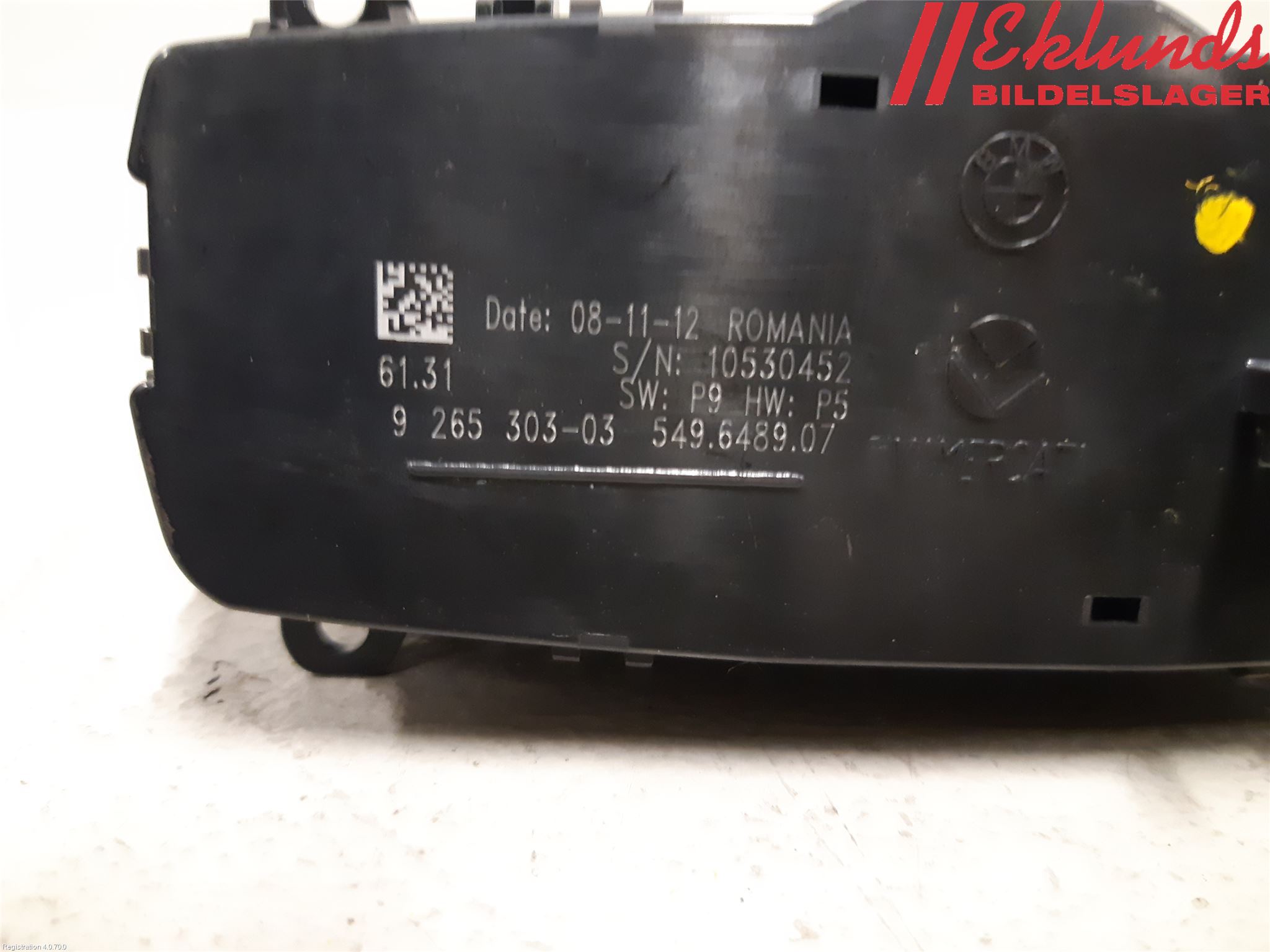BMW 3 F30/F31/F80 12-19 Strömställare Ljus