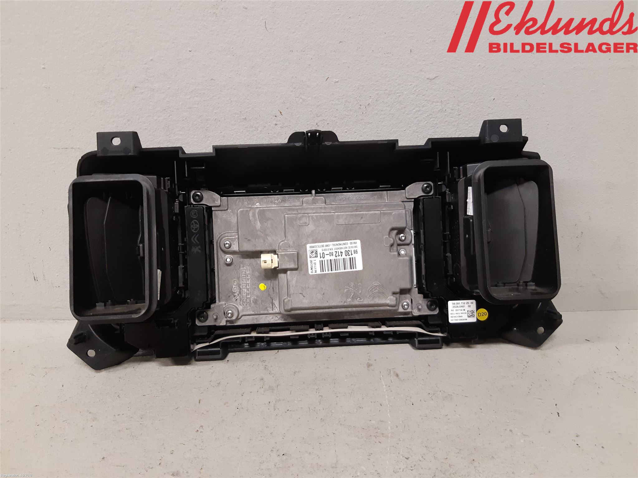 Toyota PROACE II 16- Multifunktionsdisplay