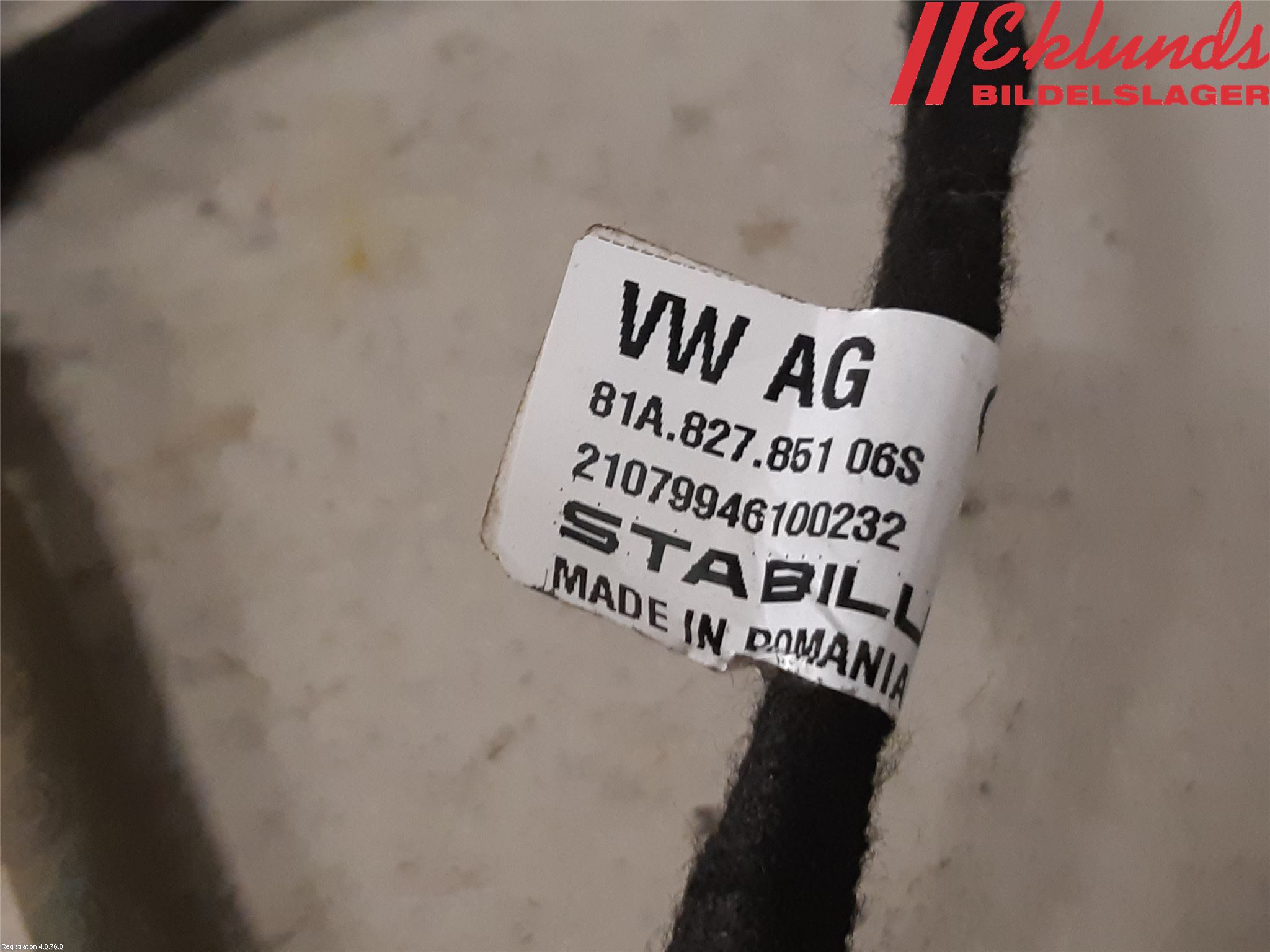 Audi Q2/SQ2 17- Bakluckeöppnare Automatisk