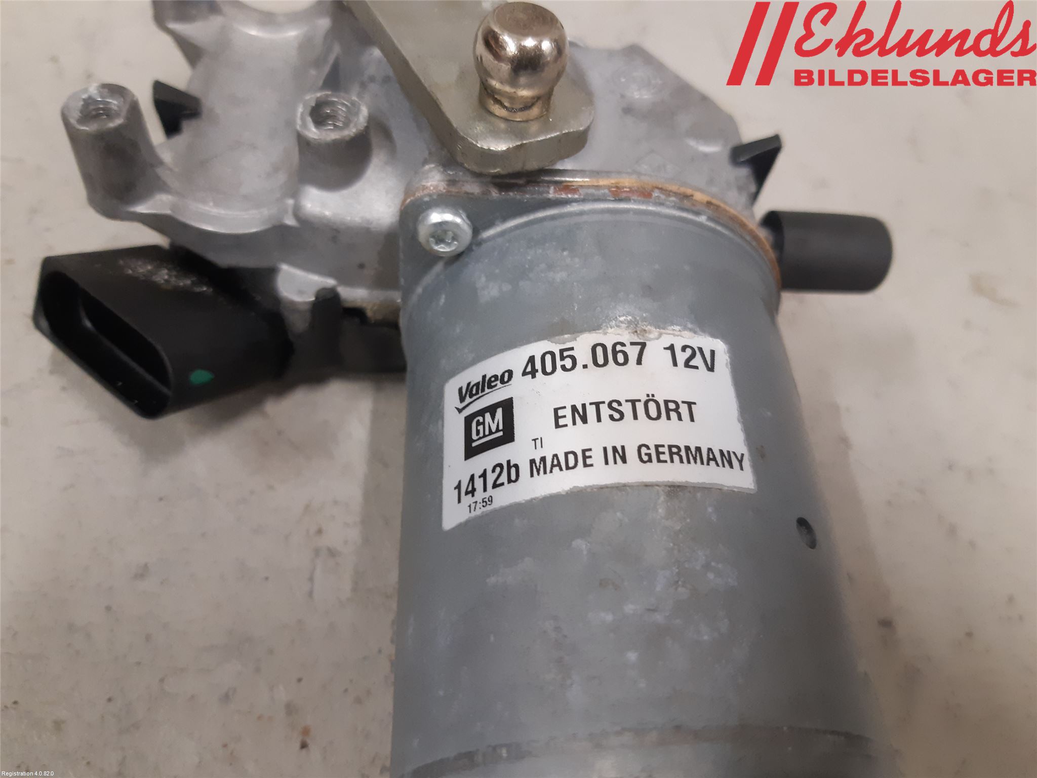 Opel CORSA D 07-14 Torkarmotor Vindruta