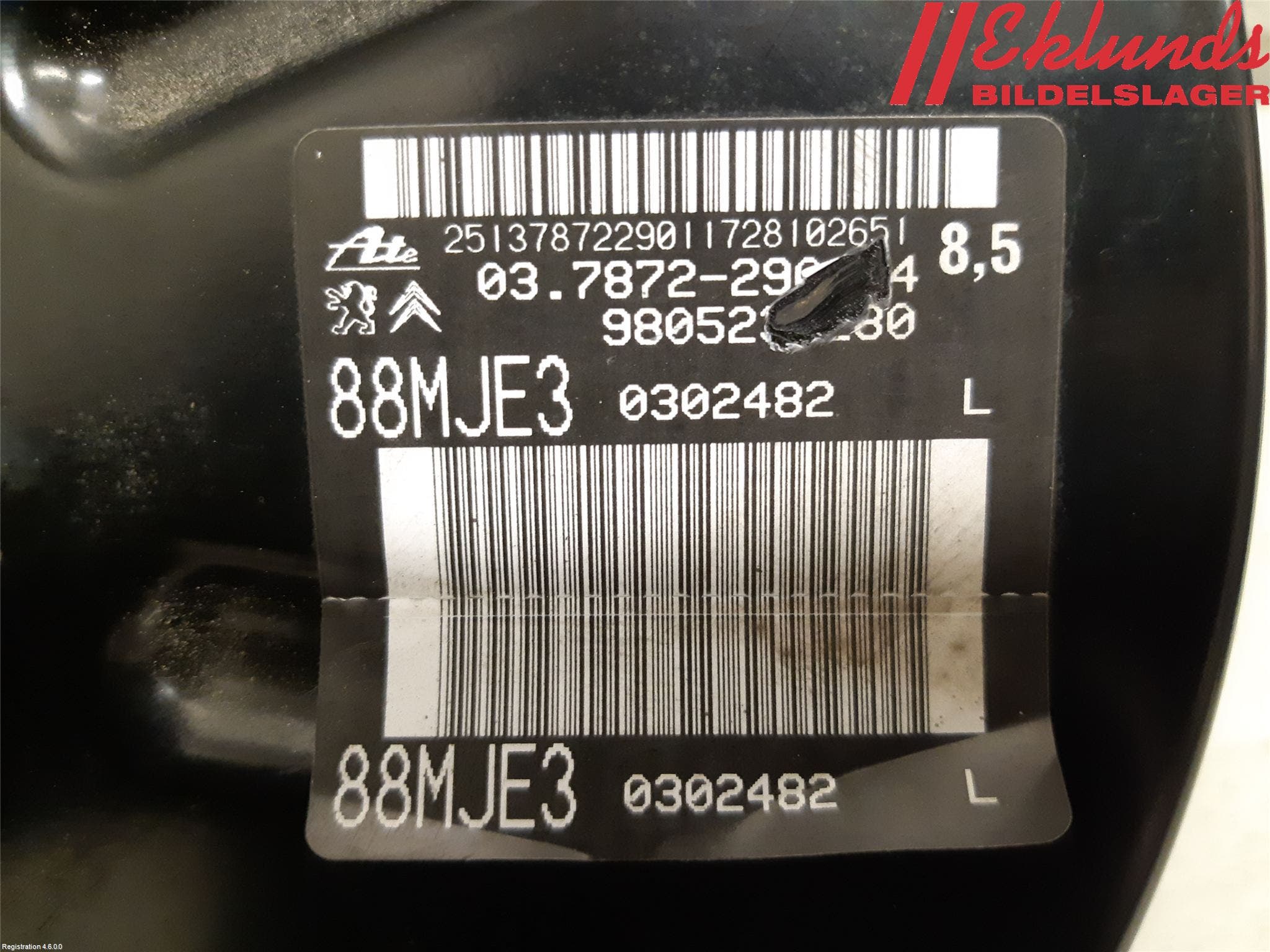 Peugeot EXPERT/E-EXPERT 17- Bromsservo