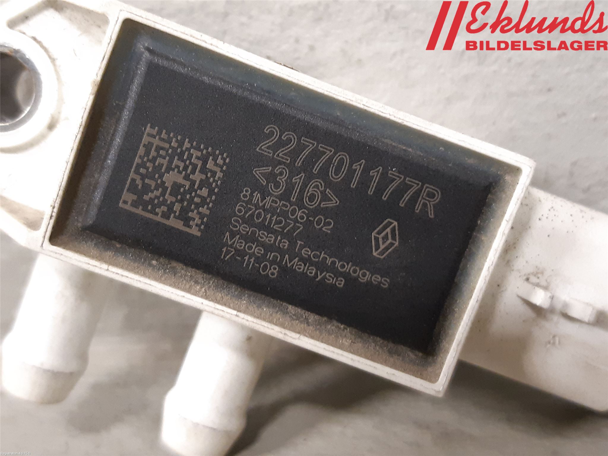 Renault TRAFIC/E-TECH 15- Givare Temp-Tryck Avgas