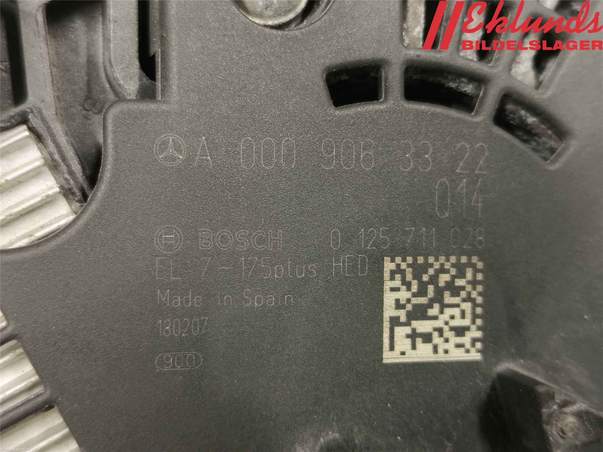 Mercedes-Benz MB CLA-KLASS (C117/X117) 13-19 Generator