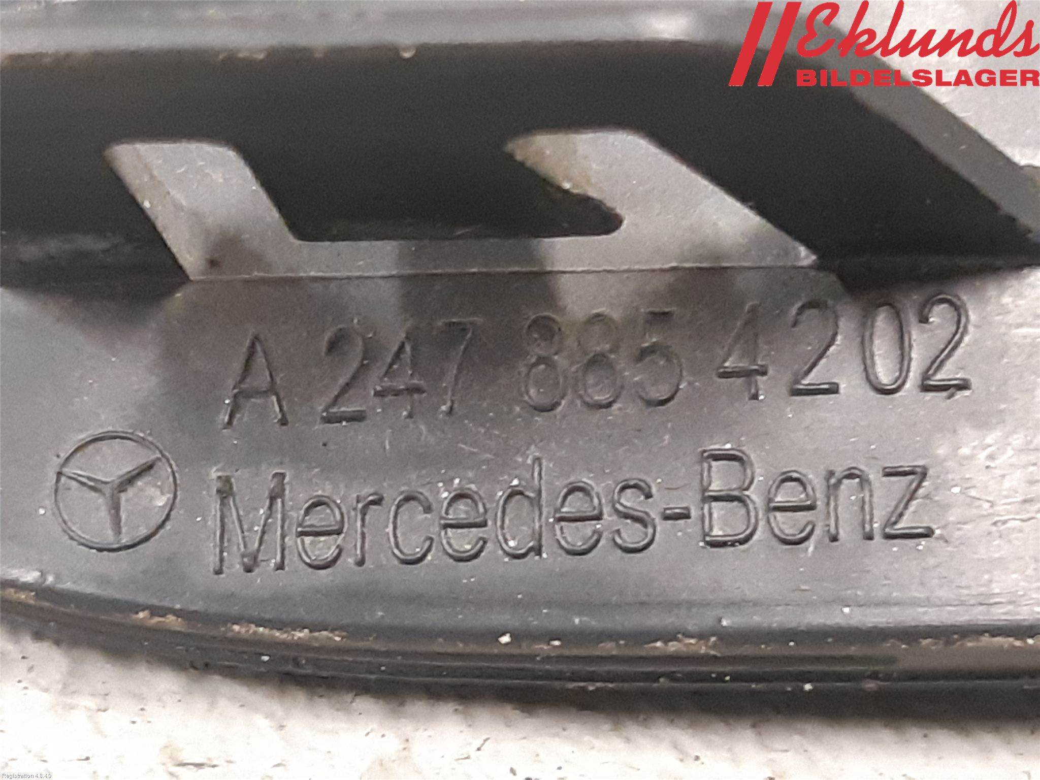 Mercedes-Benz MB B-KLASS (W247) 19- Stötfångarlist Bak