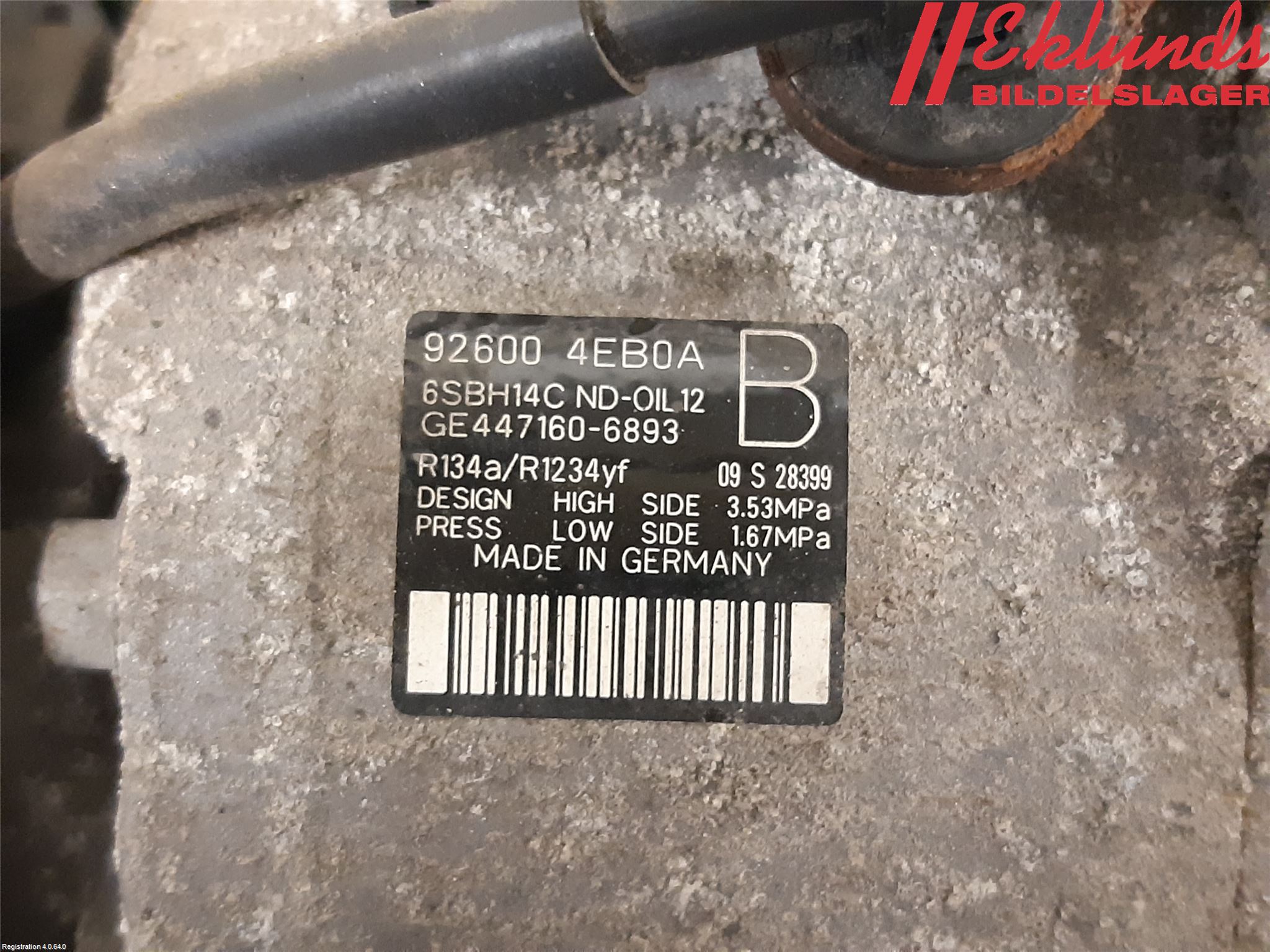 Nissan QASHQAI 14-17 Ac Kompressor