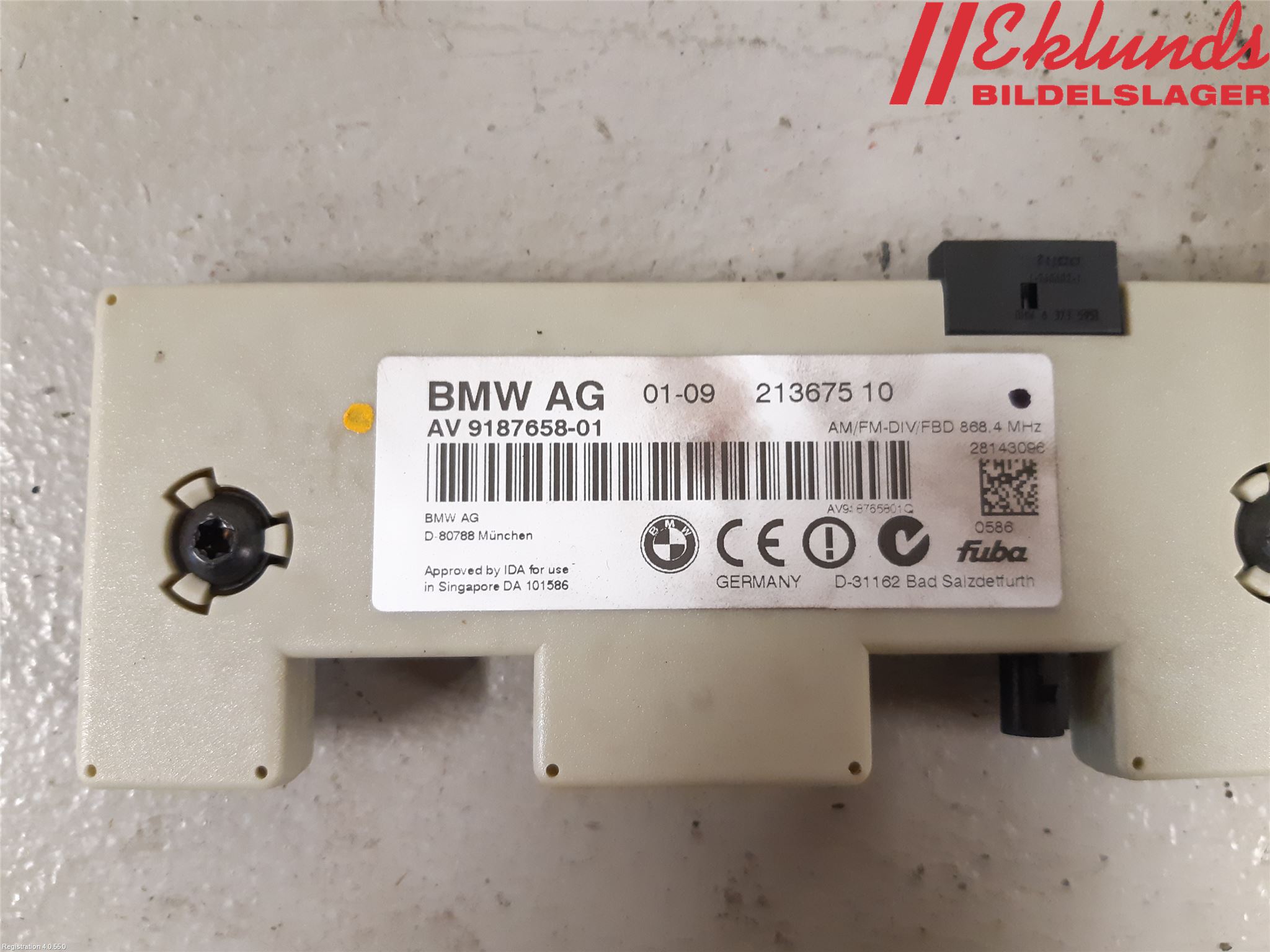 BMW 3 E90/91 SED/TOU 05-12 Antennförstärkare