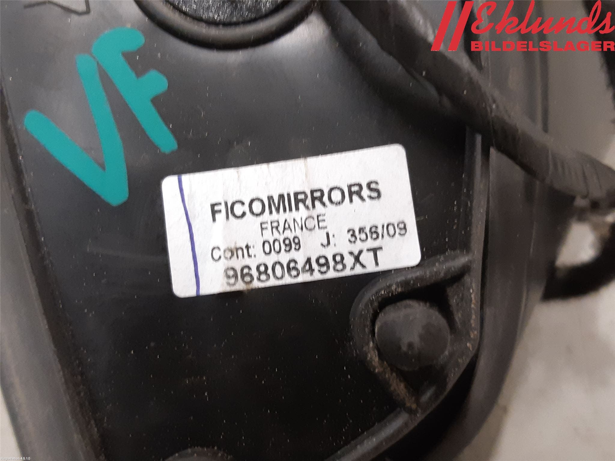 Peugeot 207 Spegel Yttre El Vä