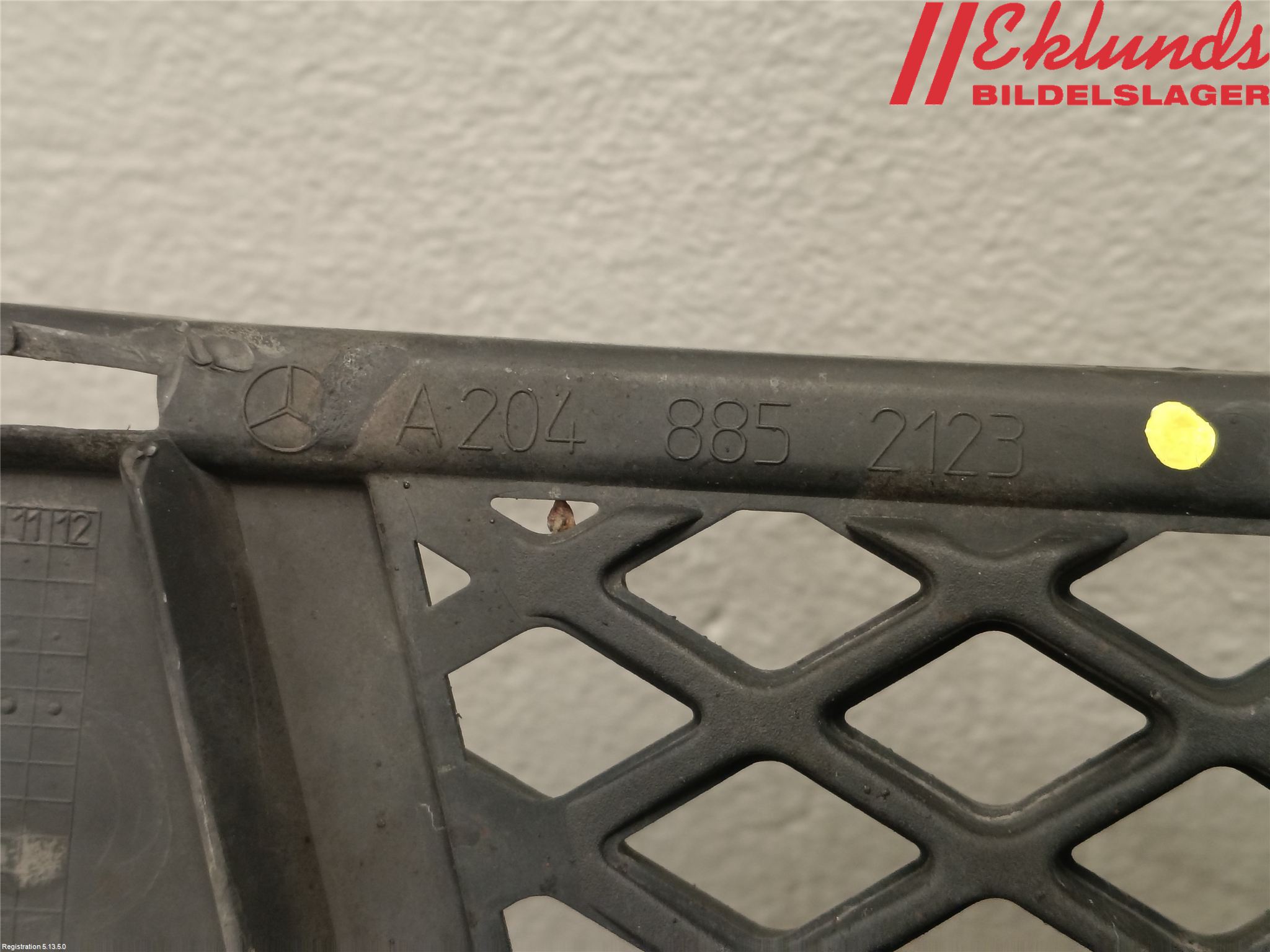Mercedes-Benz MB C-KLASS (W204) 07-15 Stöt Utfyllnad-List-Grill