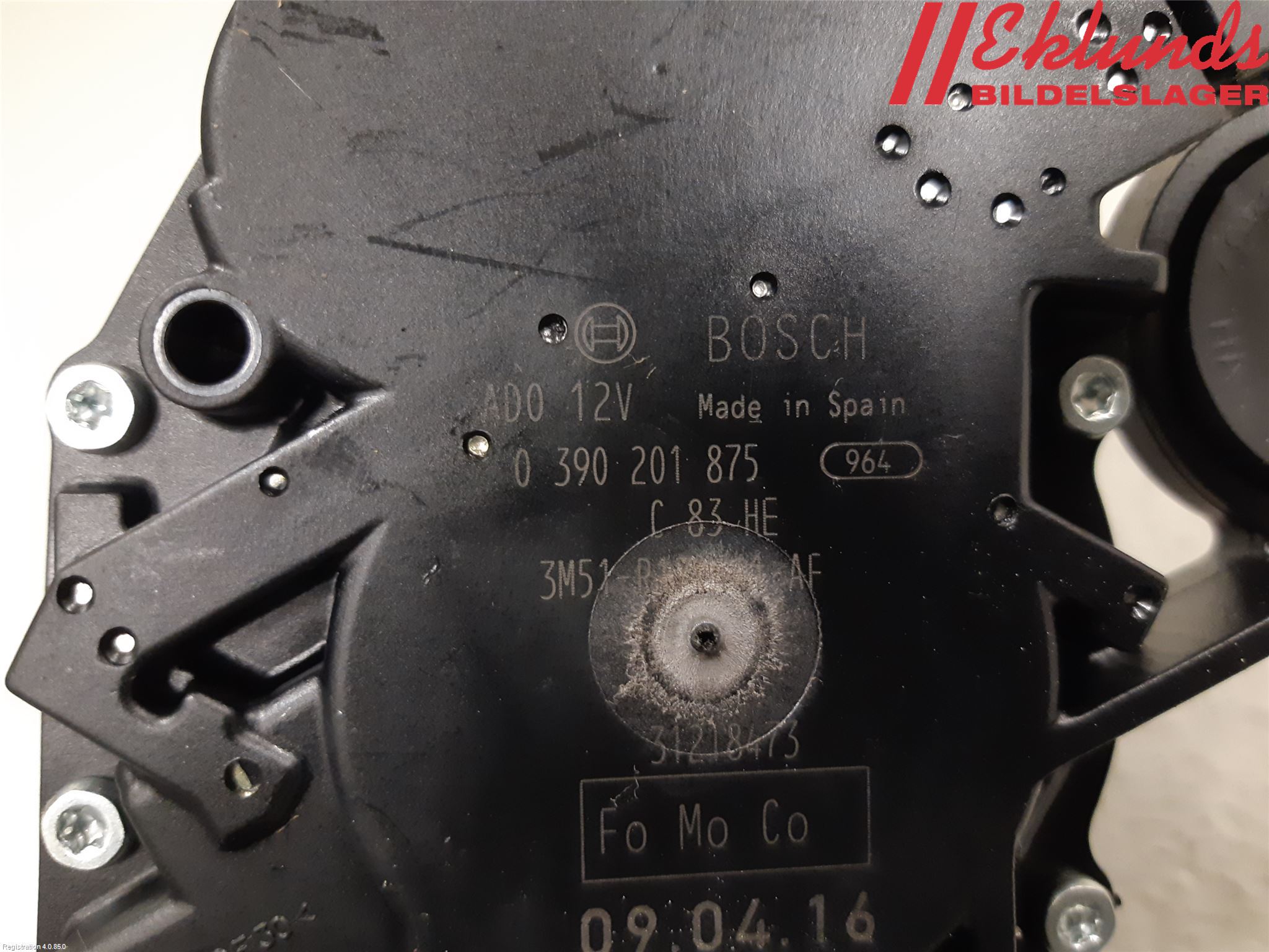 Volvo V50 08-12 Torkarmotor Baklucka