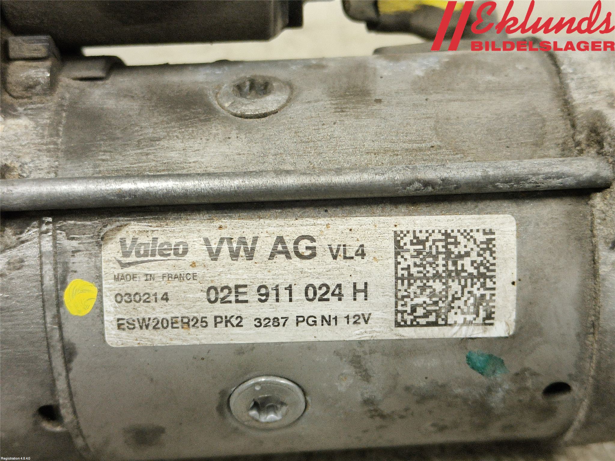 Volkswagen VW PASSAT 11-14 Startmotor Diesel