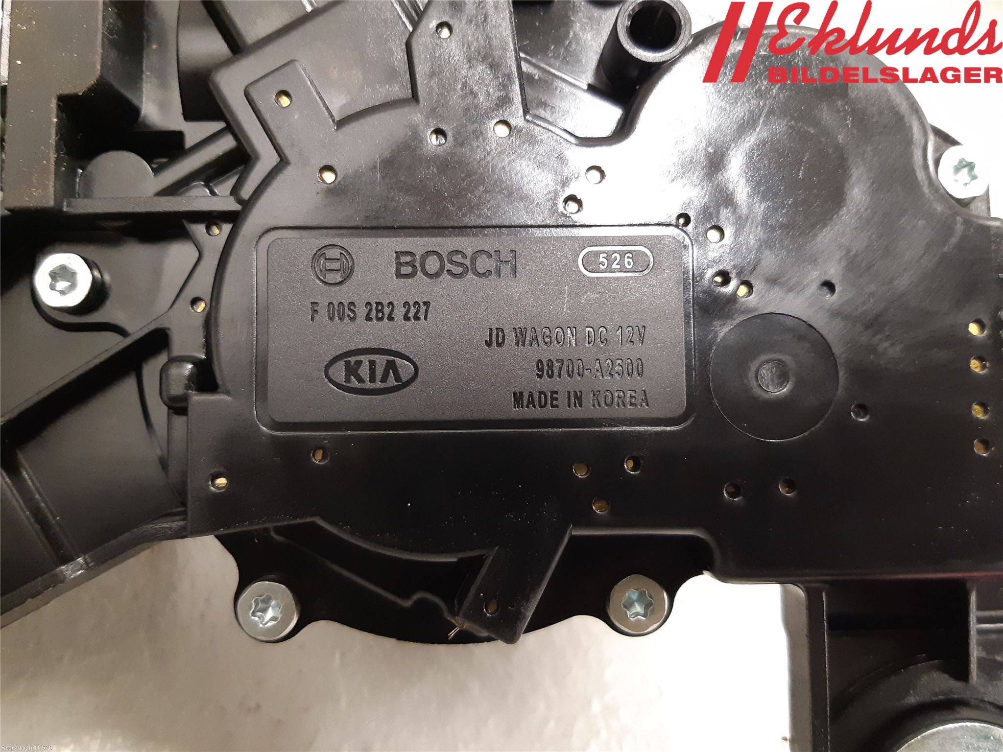 Kia CEED 12-18 Torkarmotor Baklucka