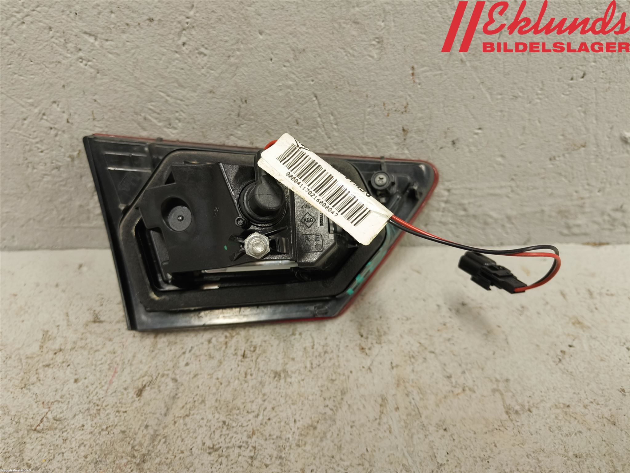 Renault CLIO IV 12-16 Bakljus Lucka Hö